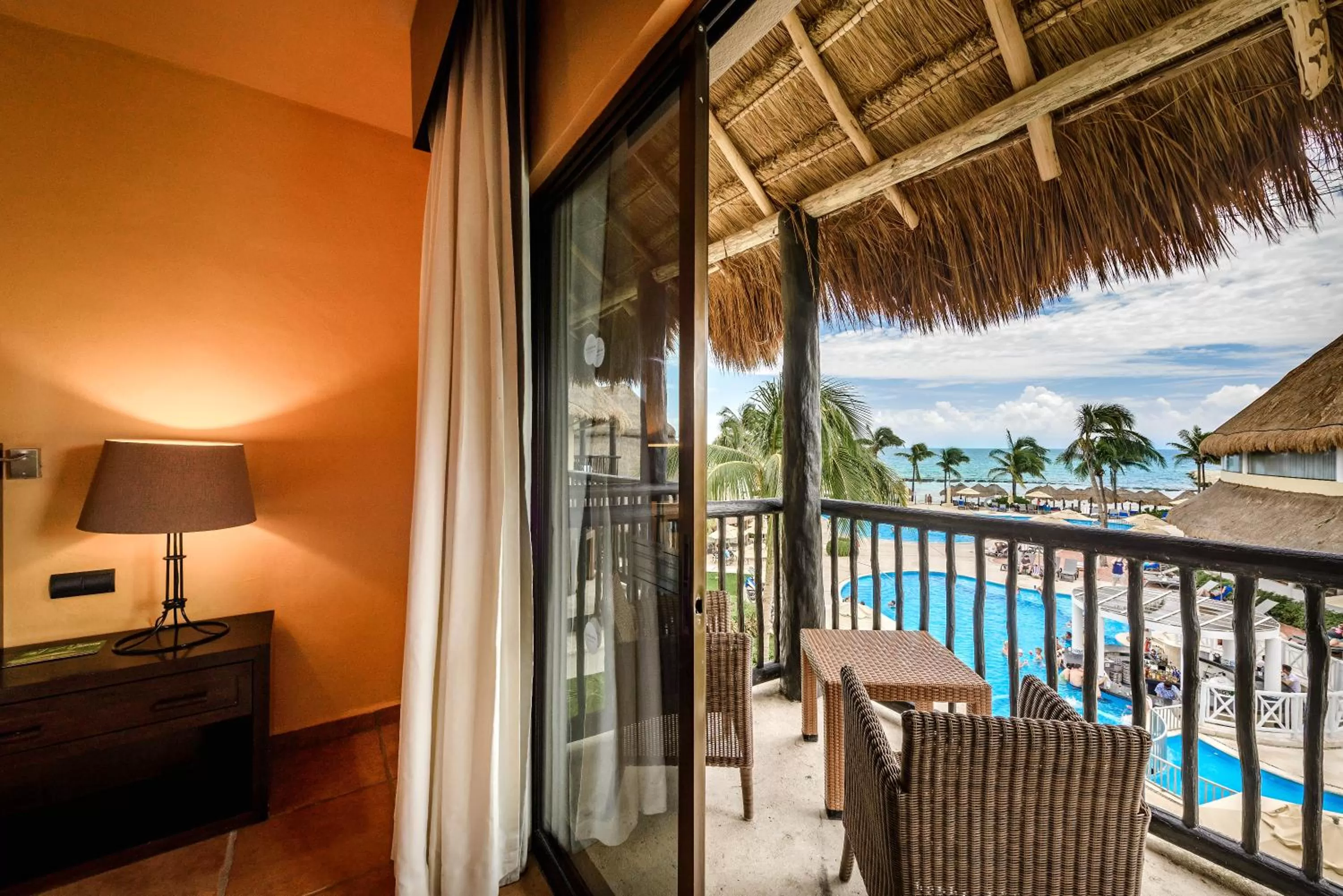 Balcony/Terrace in Catalonia Riviera Maya Resort & Spa- All Inclusive