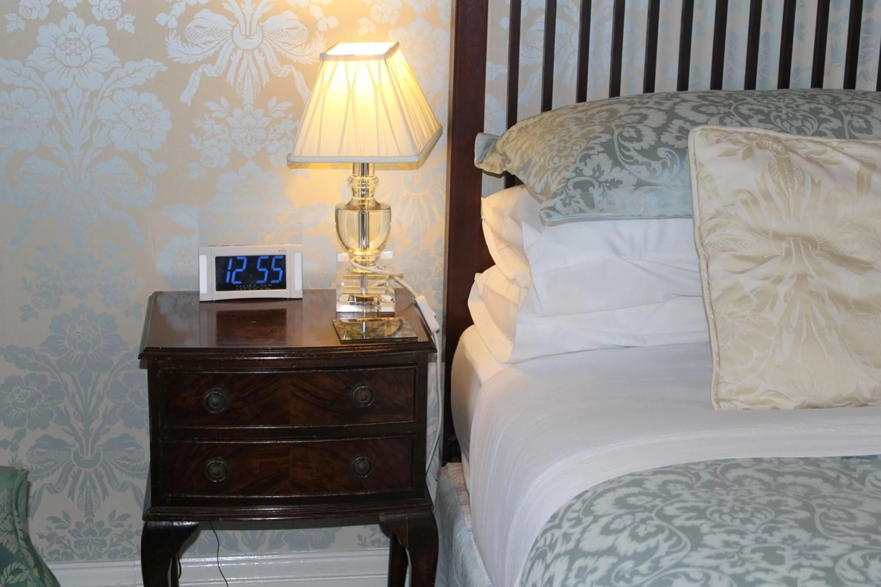 Decorative detail, Bed in Bank House B and B