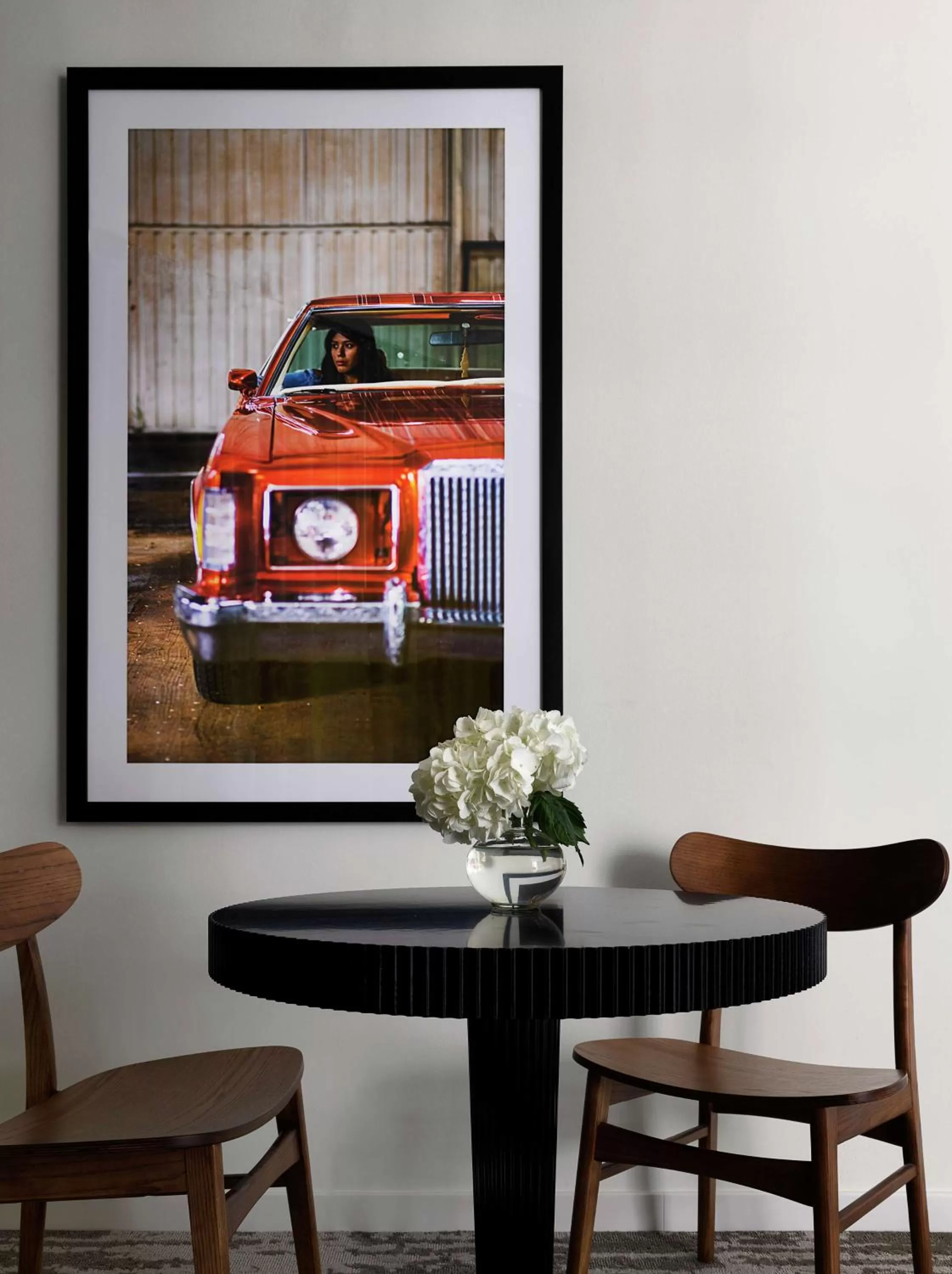 Living room in C. Baldwin, Curio Collection by Hilton