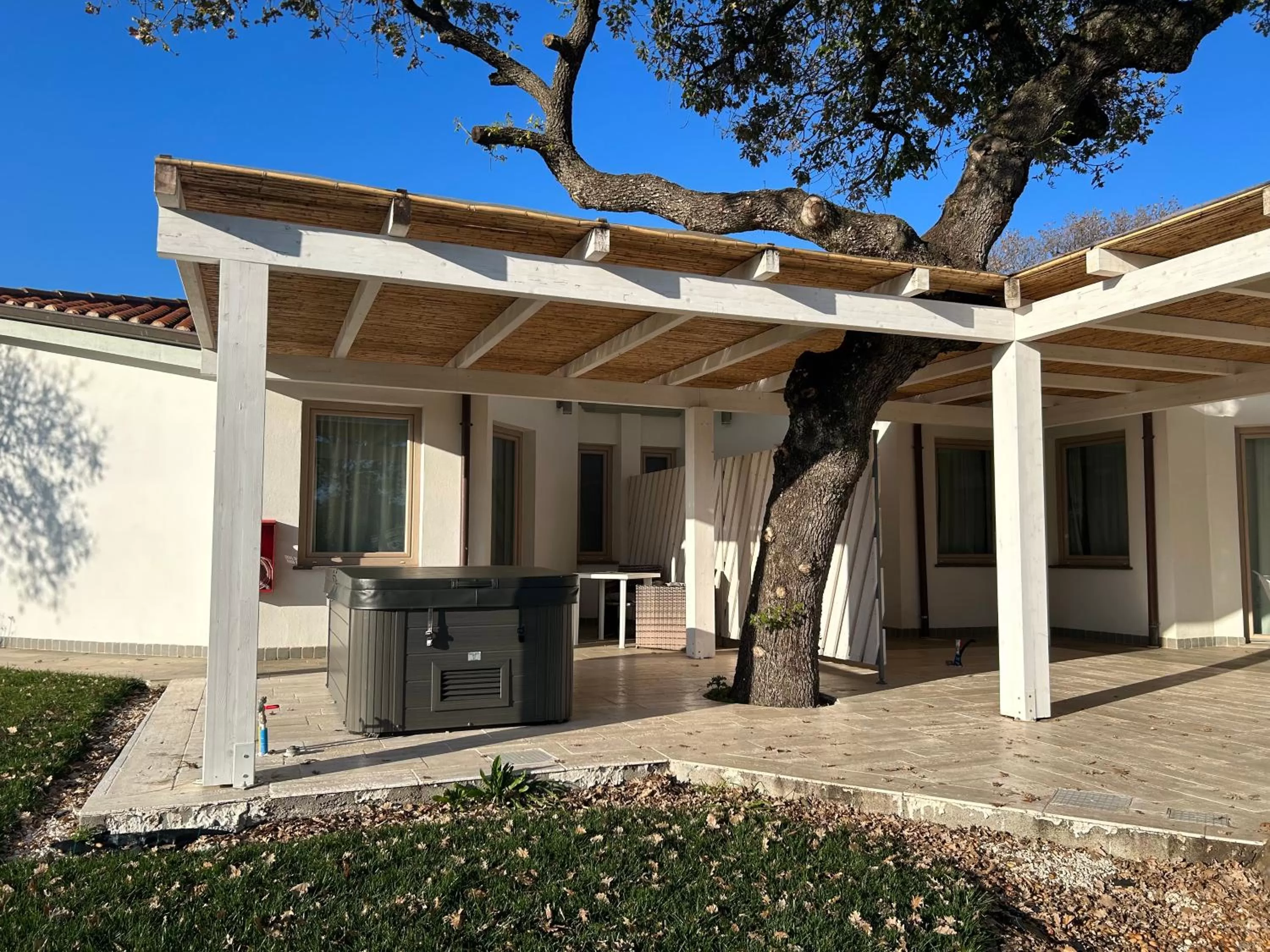 Patio in Regia Hotel
