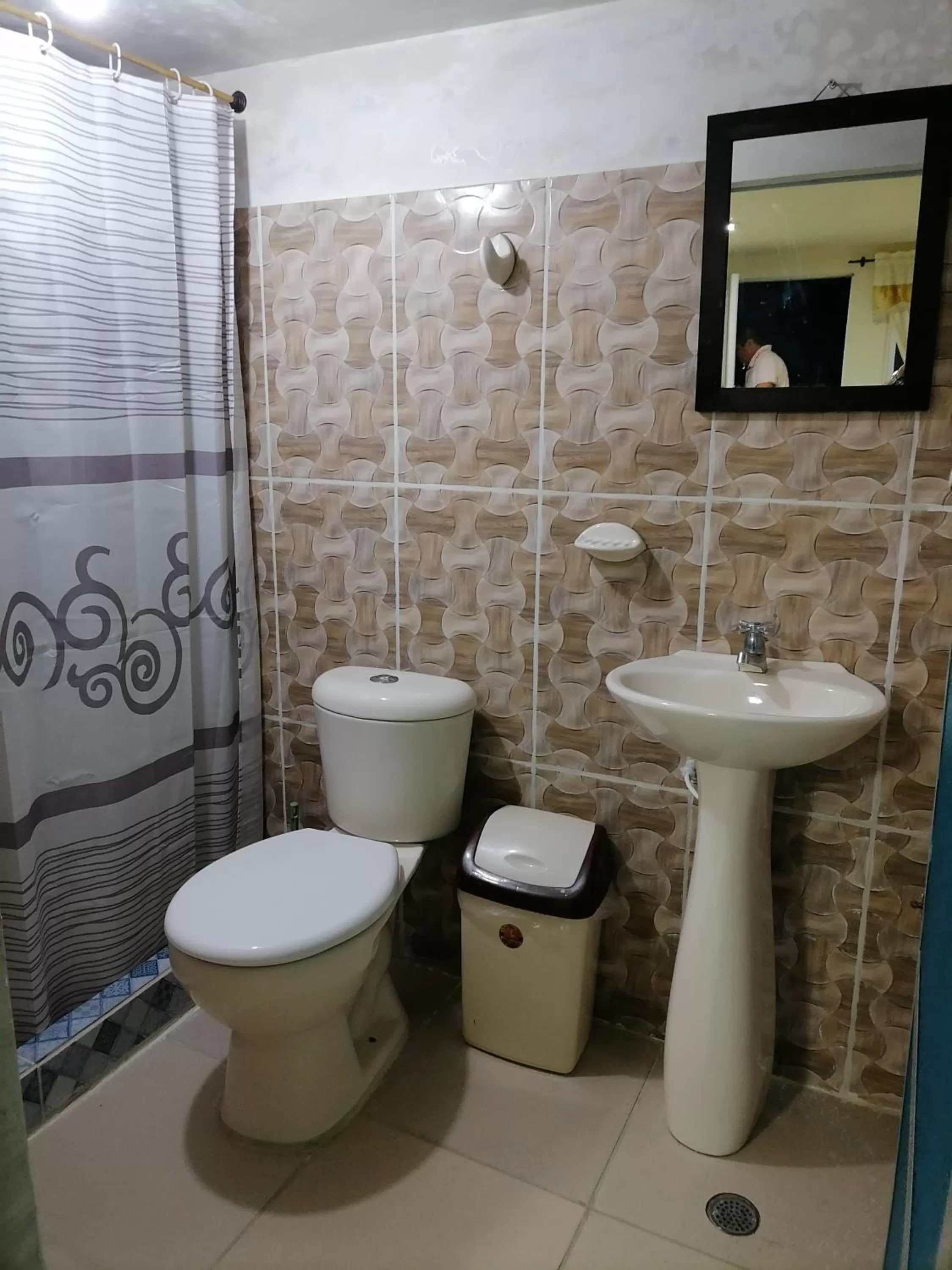 Bathroom in Ecocabañas Manguare