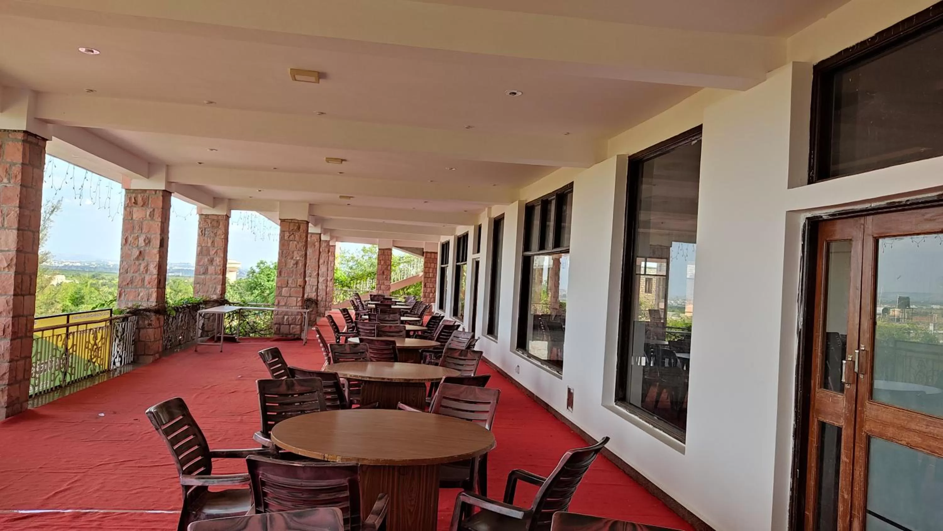 Patio in Kanthi Resorts Badami