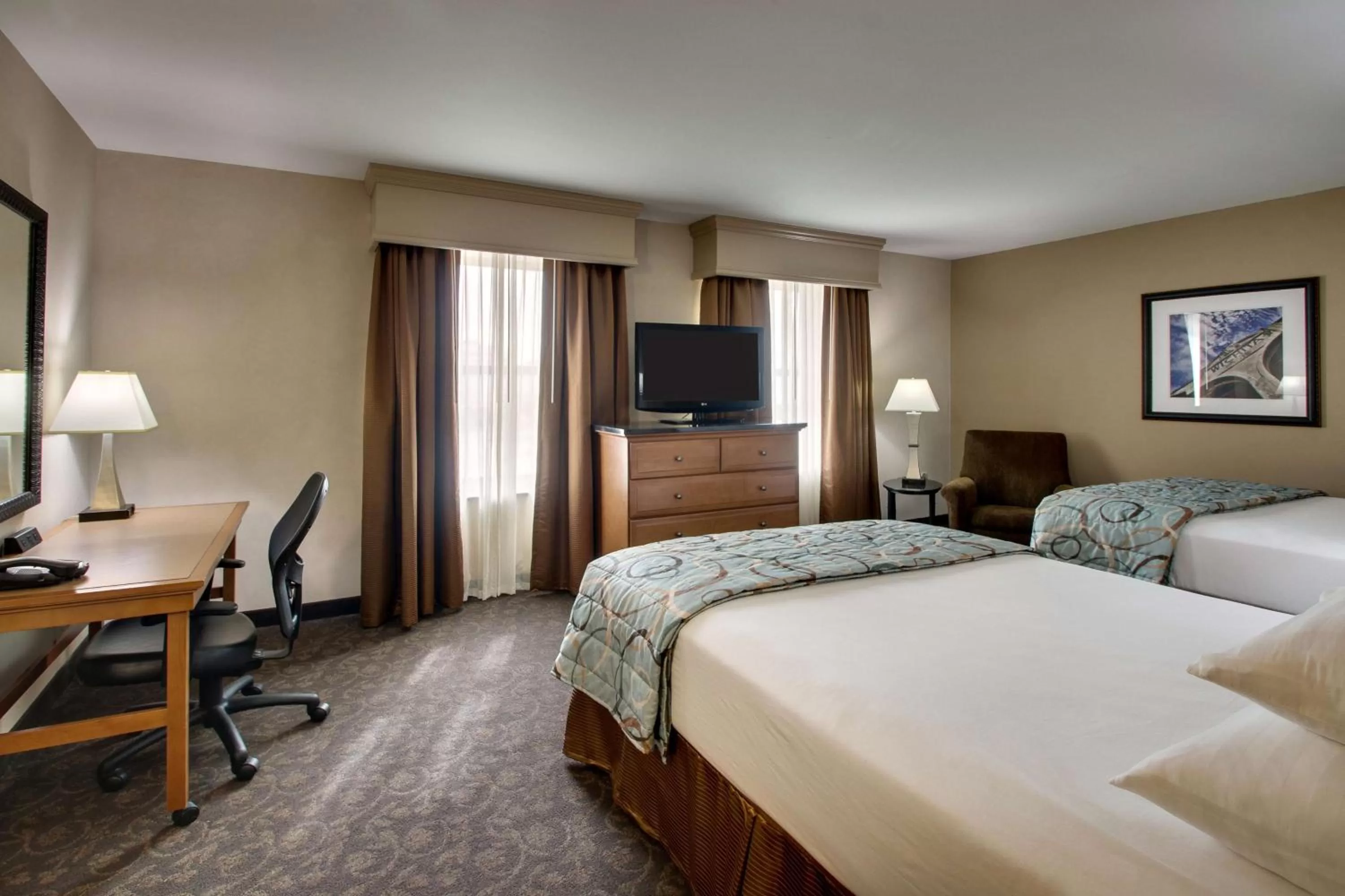 Deluxe Queen Room with Two Queen Beds - Accessible, Roll-in Shower in Drury Plaza Hotel Broadview Wichita