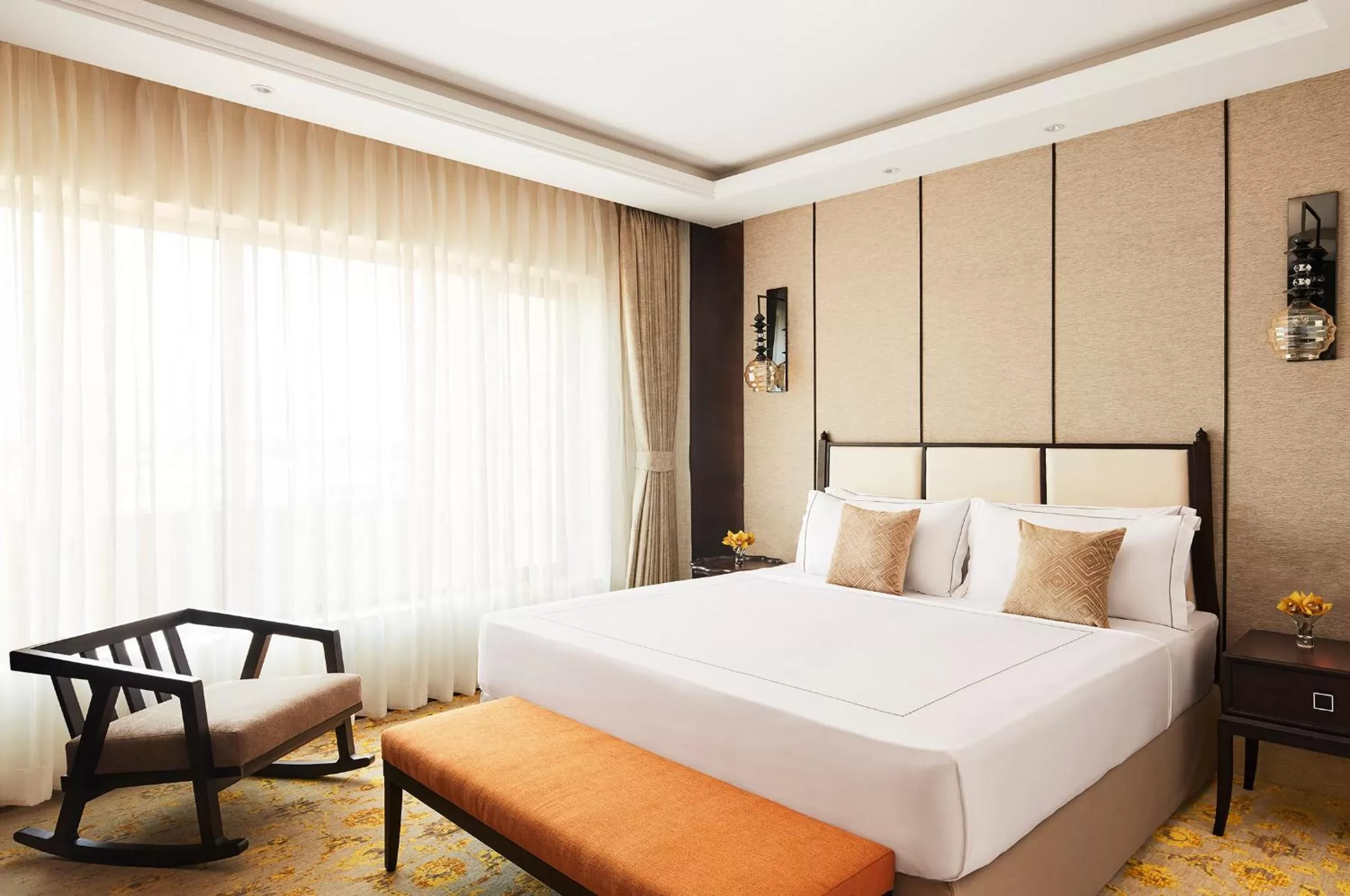 Photo of the whole room, Bed in Taj Tirupati