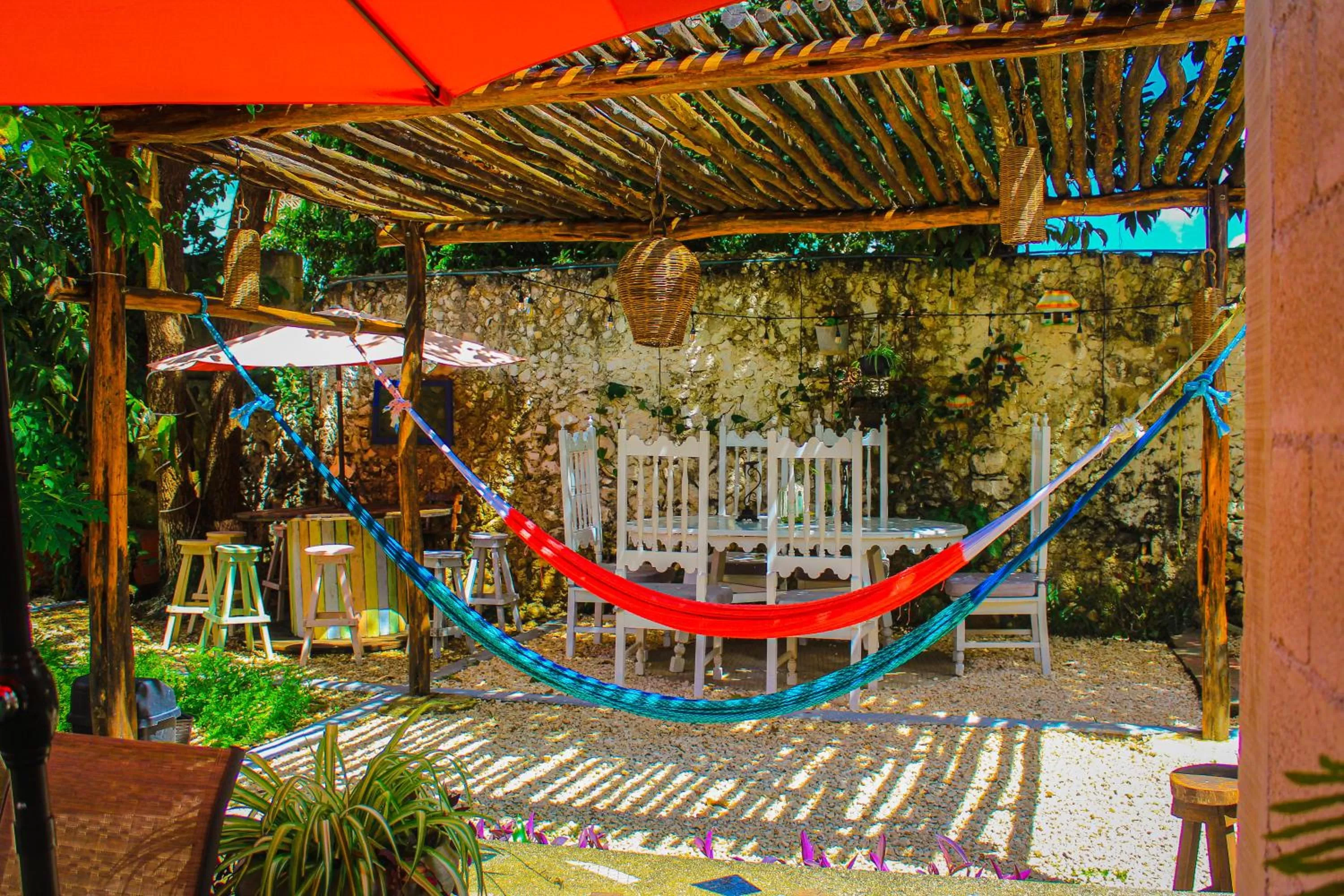 Garden view in Casa Aluxes Hotel