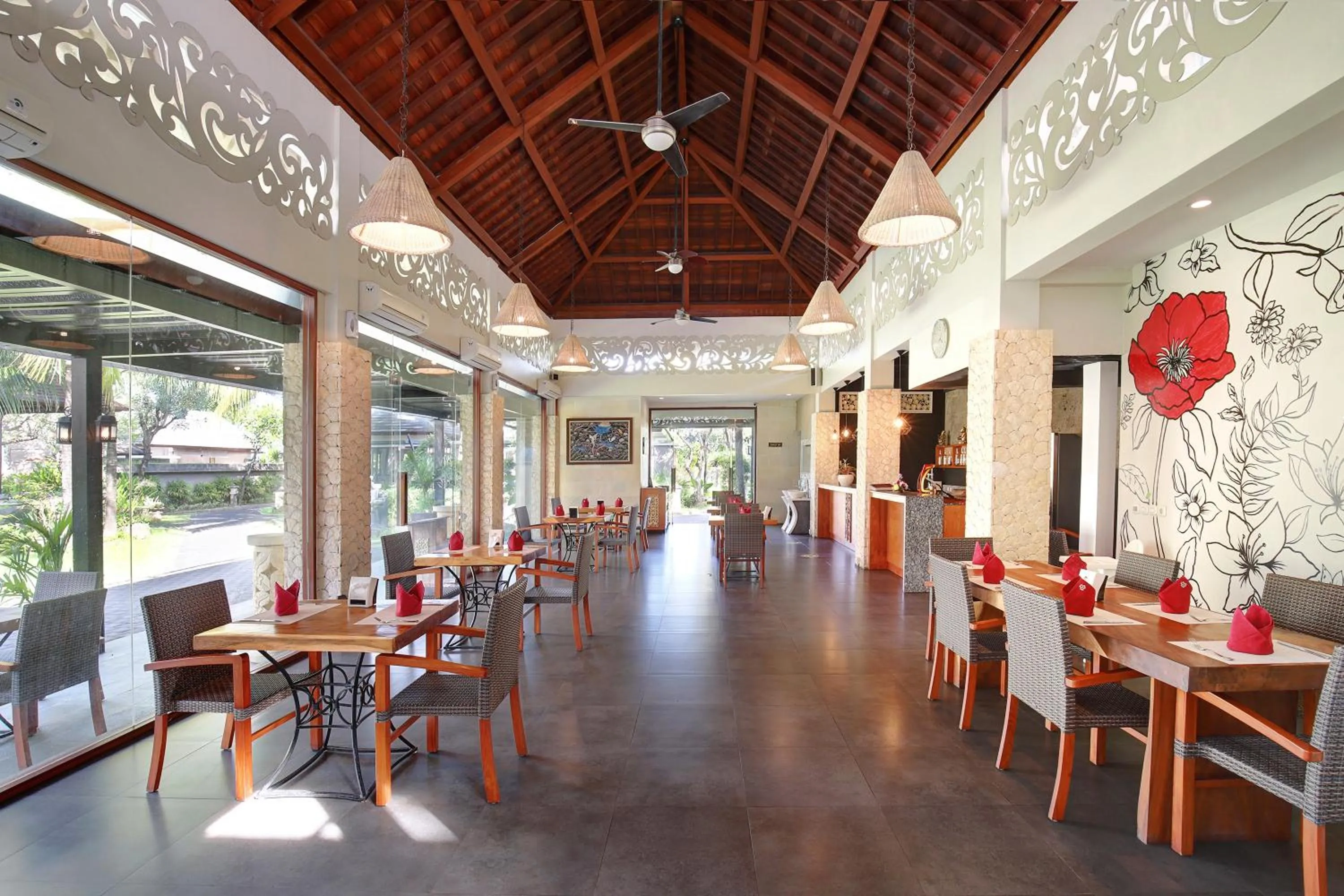 Restaurant/places to eat in Lumbini Luxury Villas and Spa