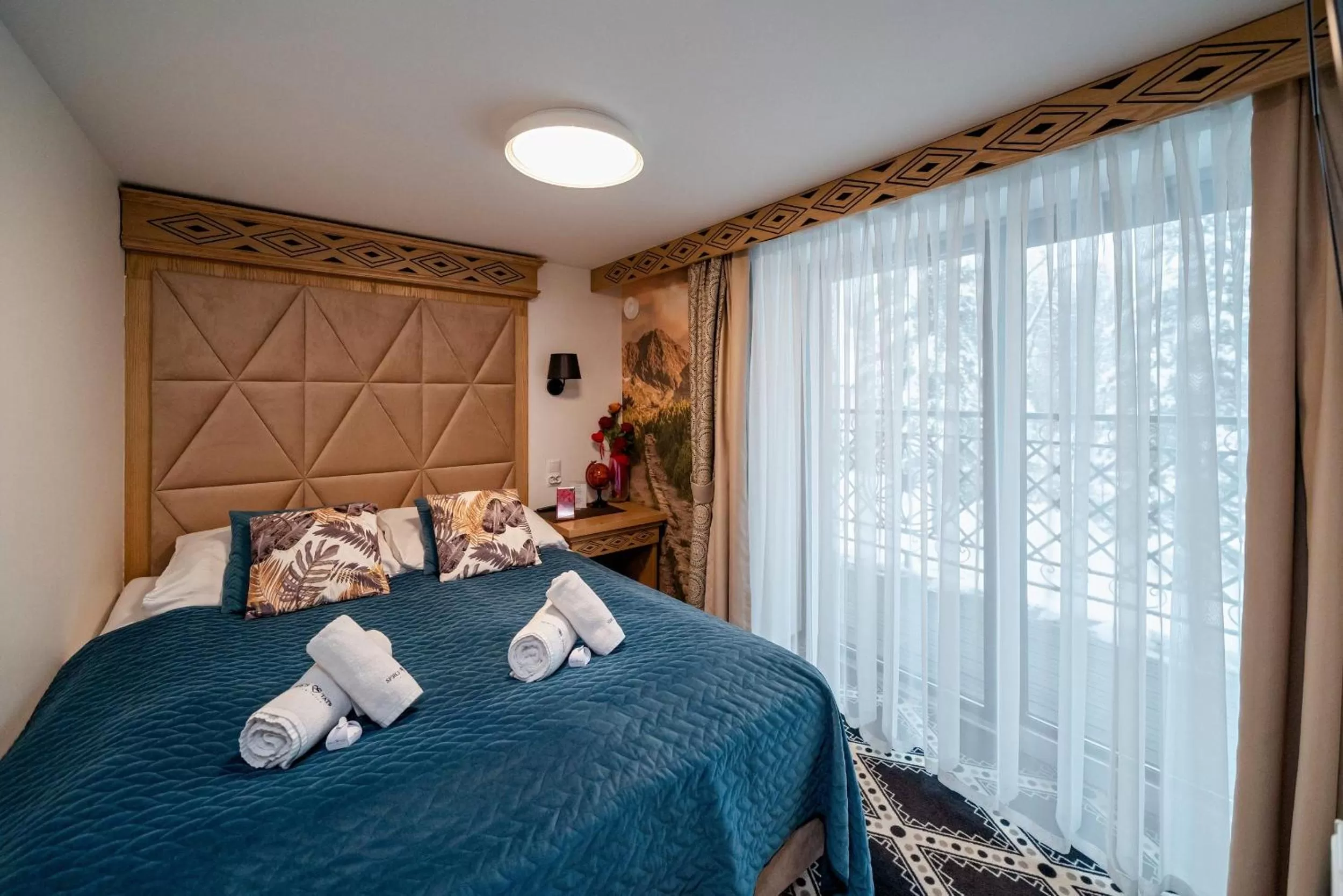 Bed in Serce Tatr Residence Zakopane - blisko Krupówek