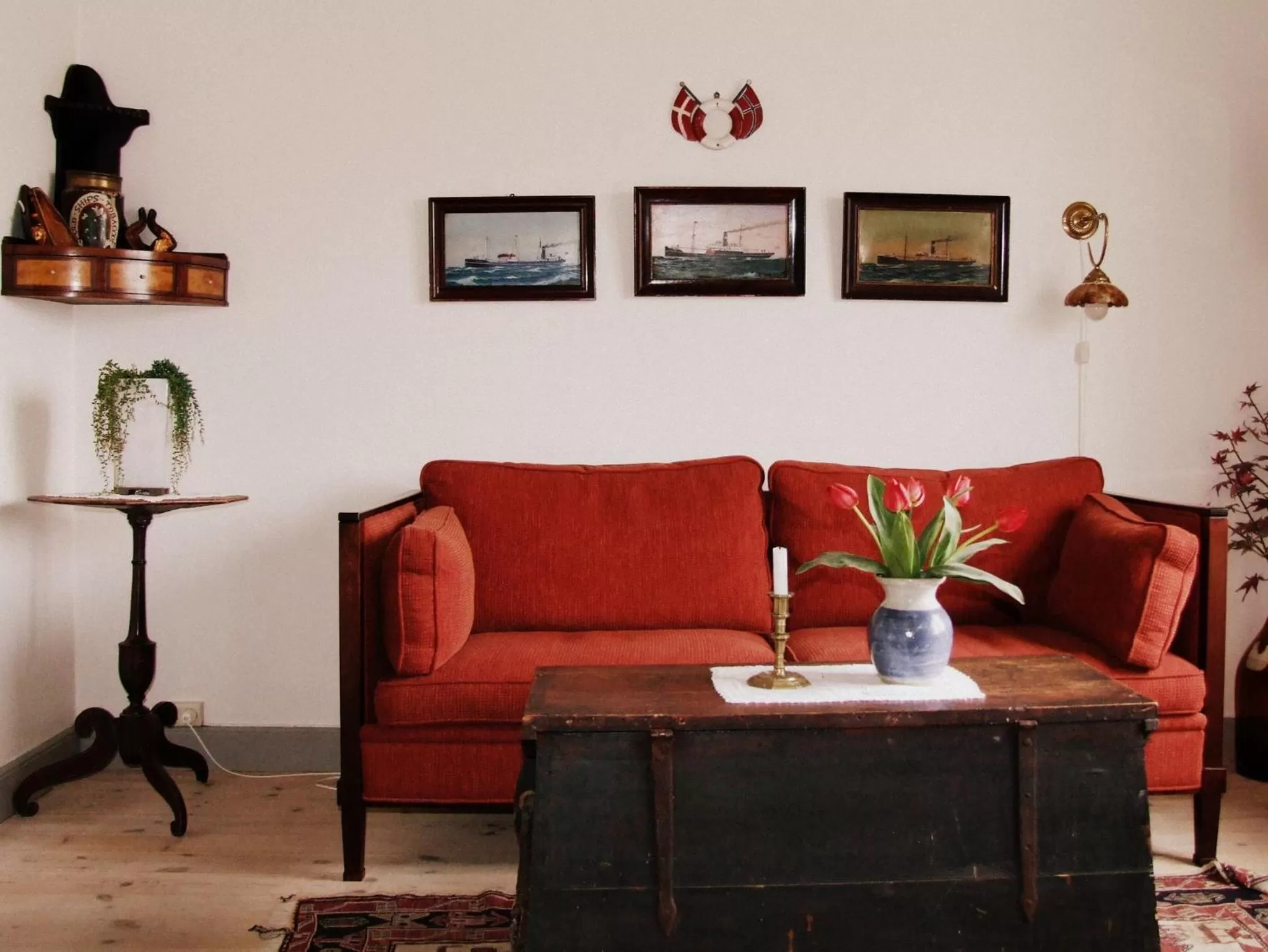 Living room in Det Lille Hotel