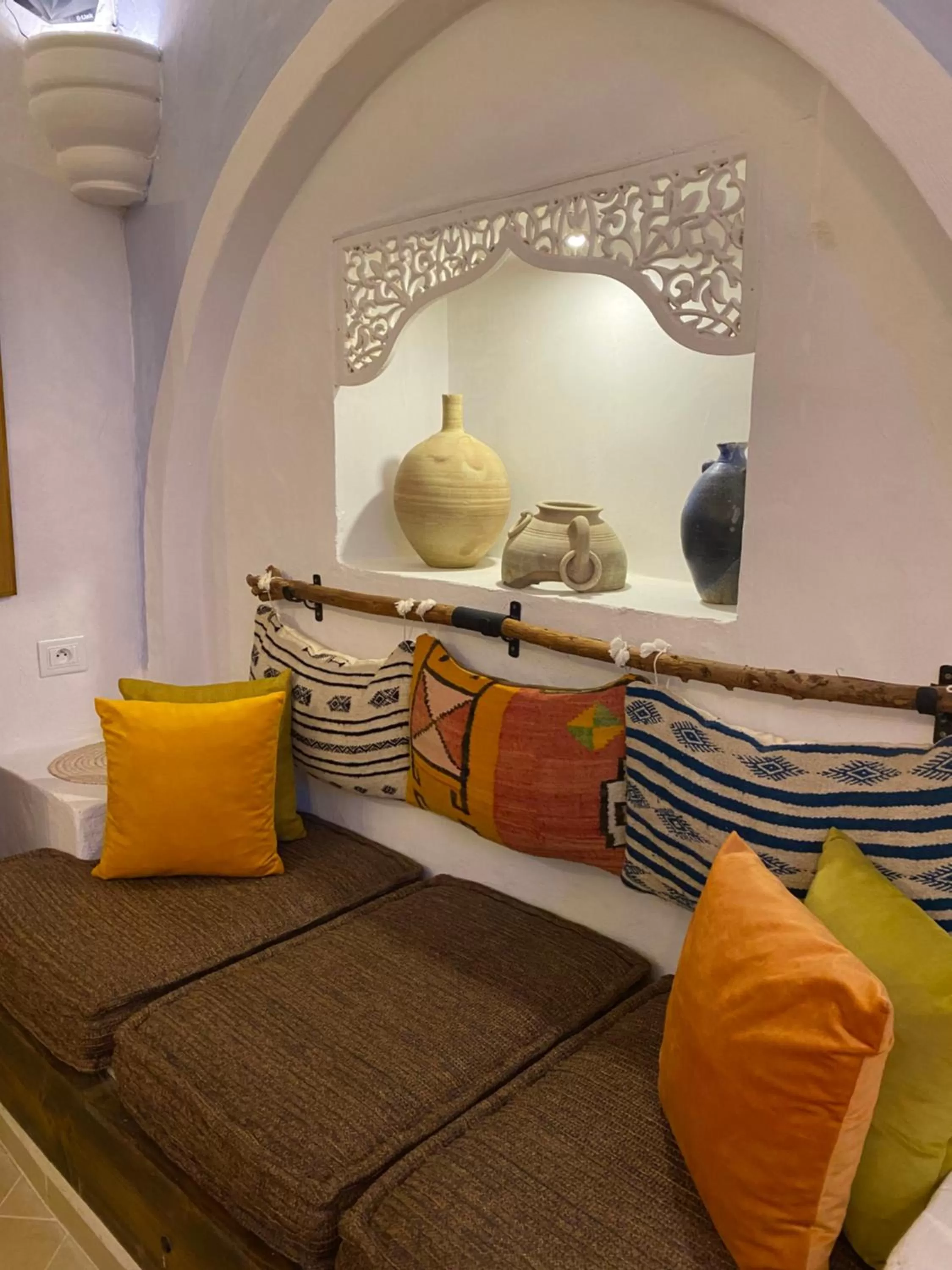 Living room in Hôtel Djerba Authentique - Au centre de Midoun