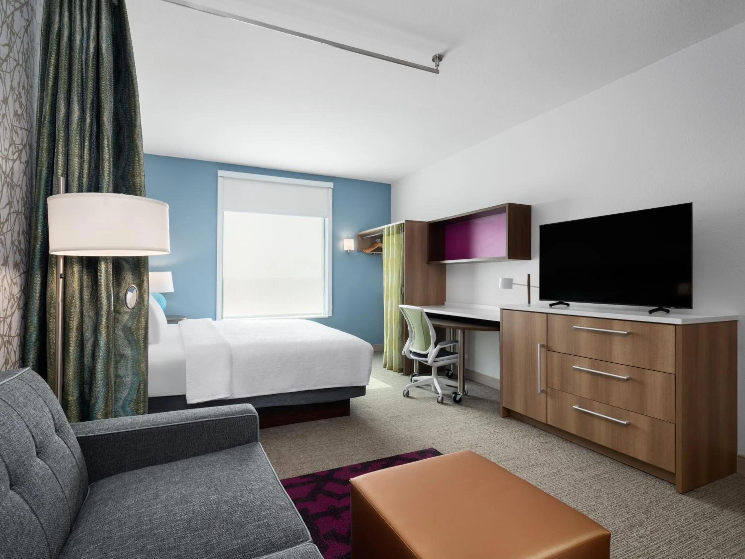 Bedroom, Bed in Home2 Suites By Hilton Round Rock Medical Center