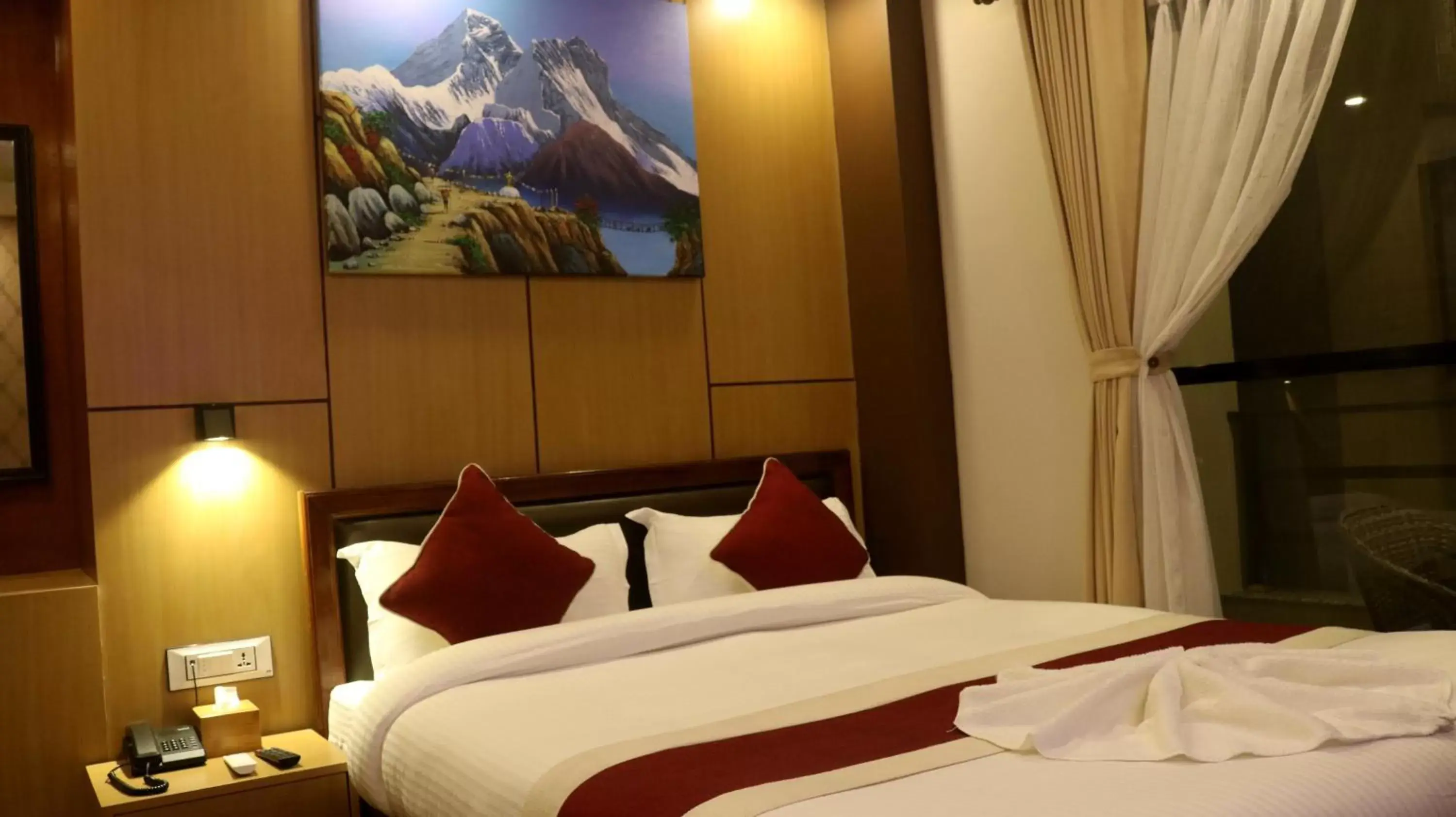 Deluxe Double Room in Hotel Family Ties Pvt. Ltd. Deluxe Double Room in Hotel Family Ties Pvt. Ltd.