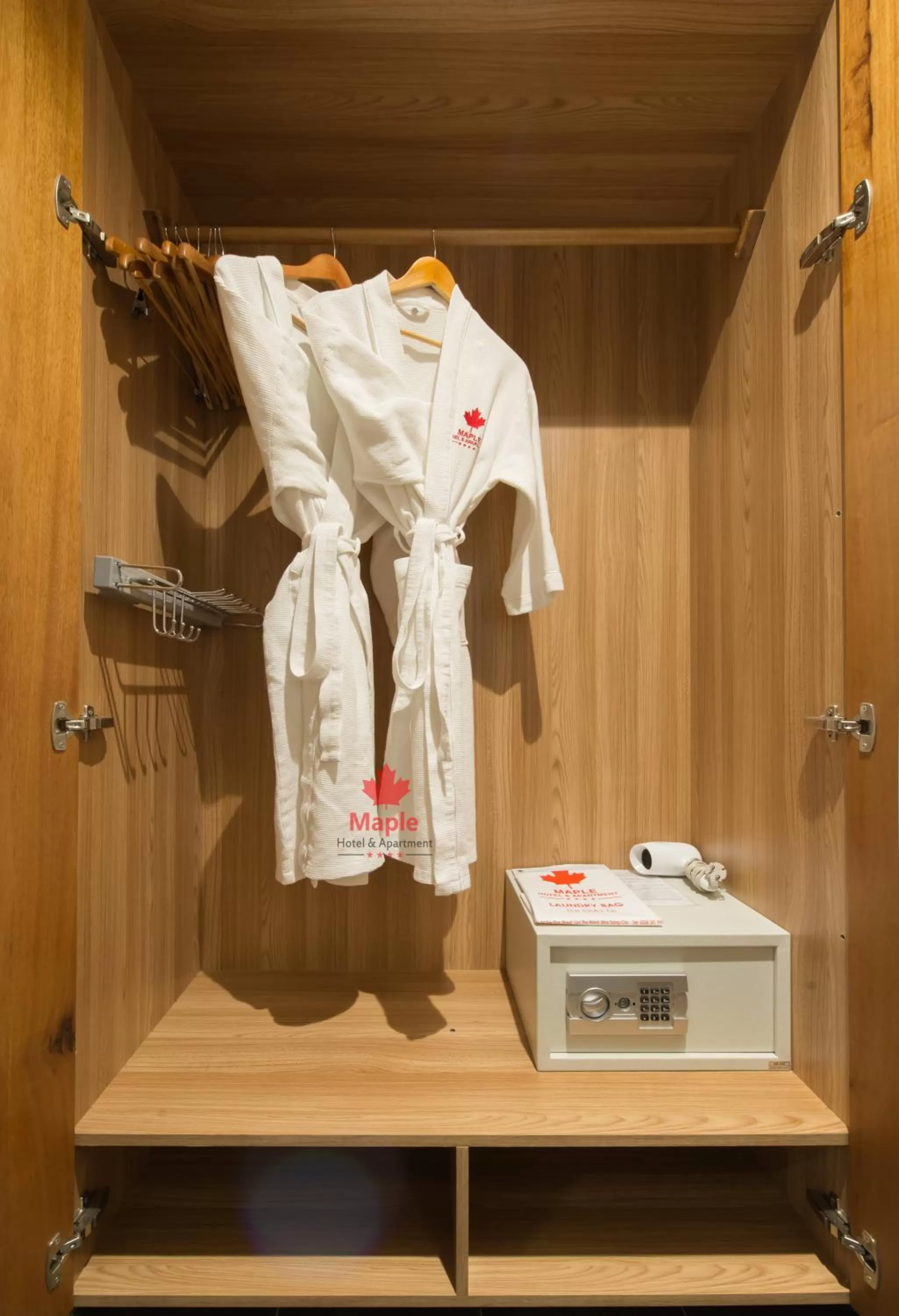 wardrobe in Maple Hotel & Apartment