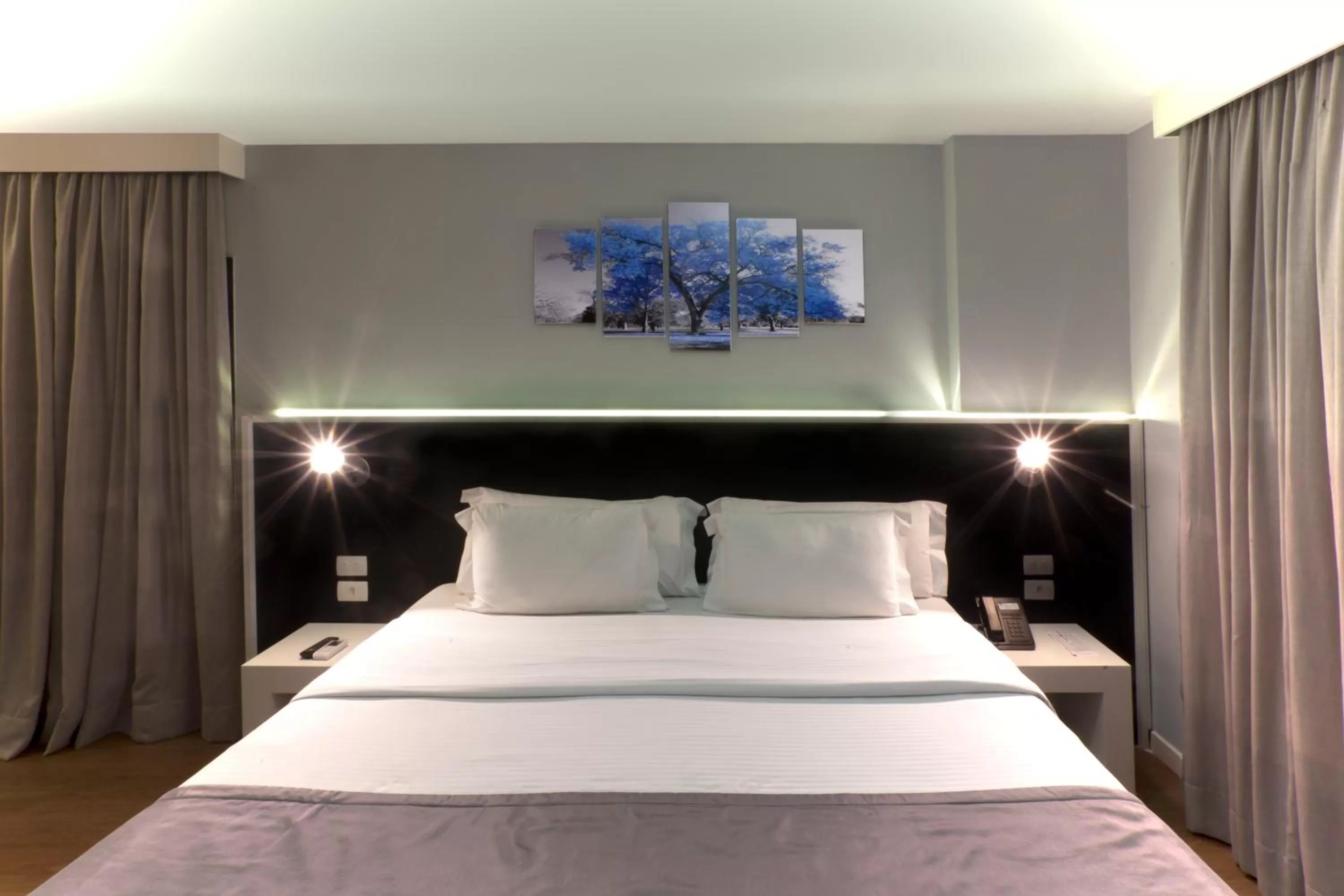 Bed in Hotel WZ Jardins