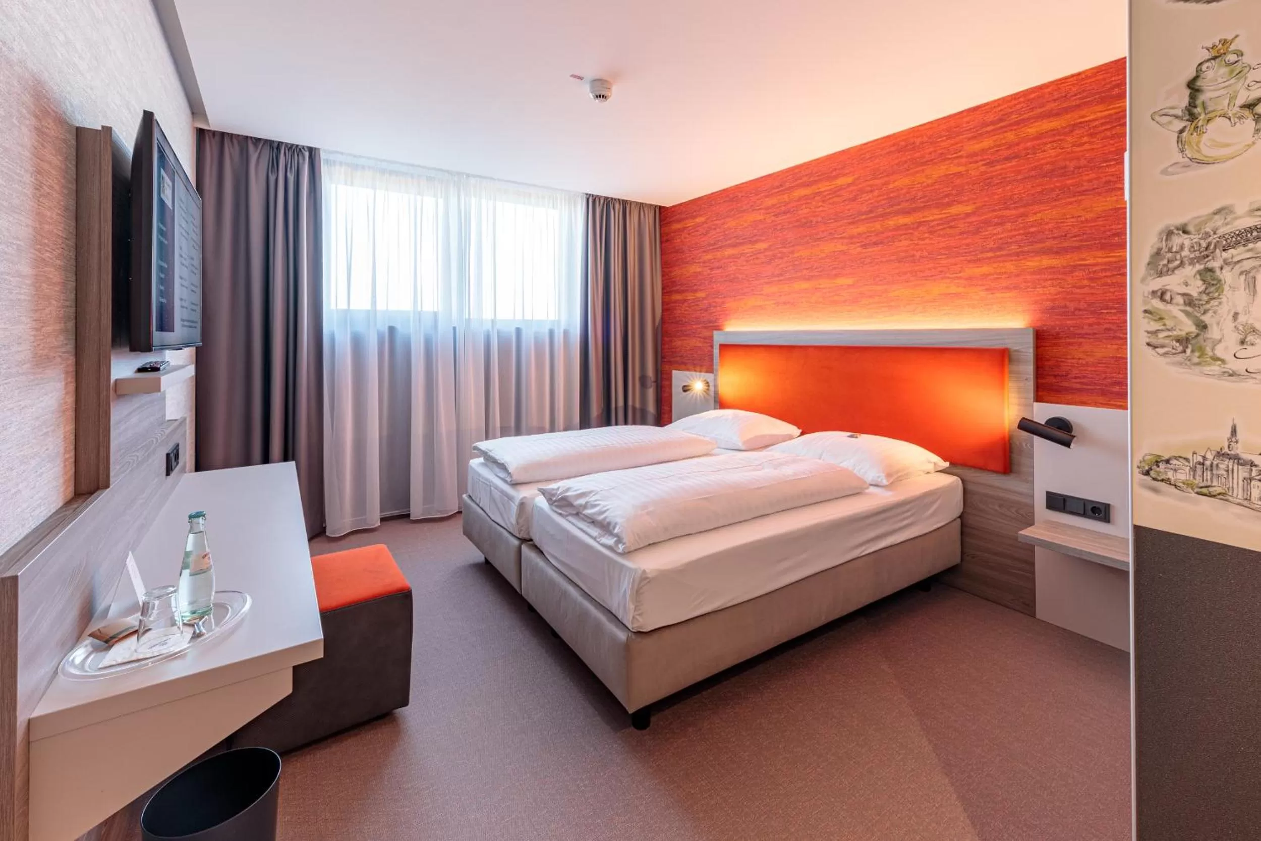 soundproof, Bed in Hotel am Rüssel