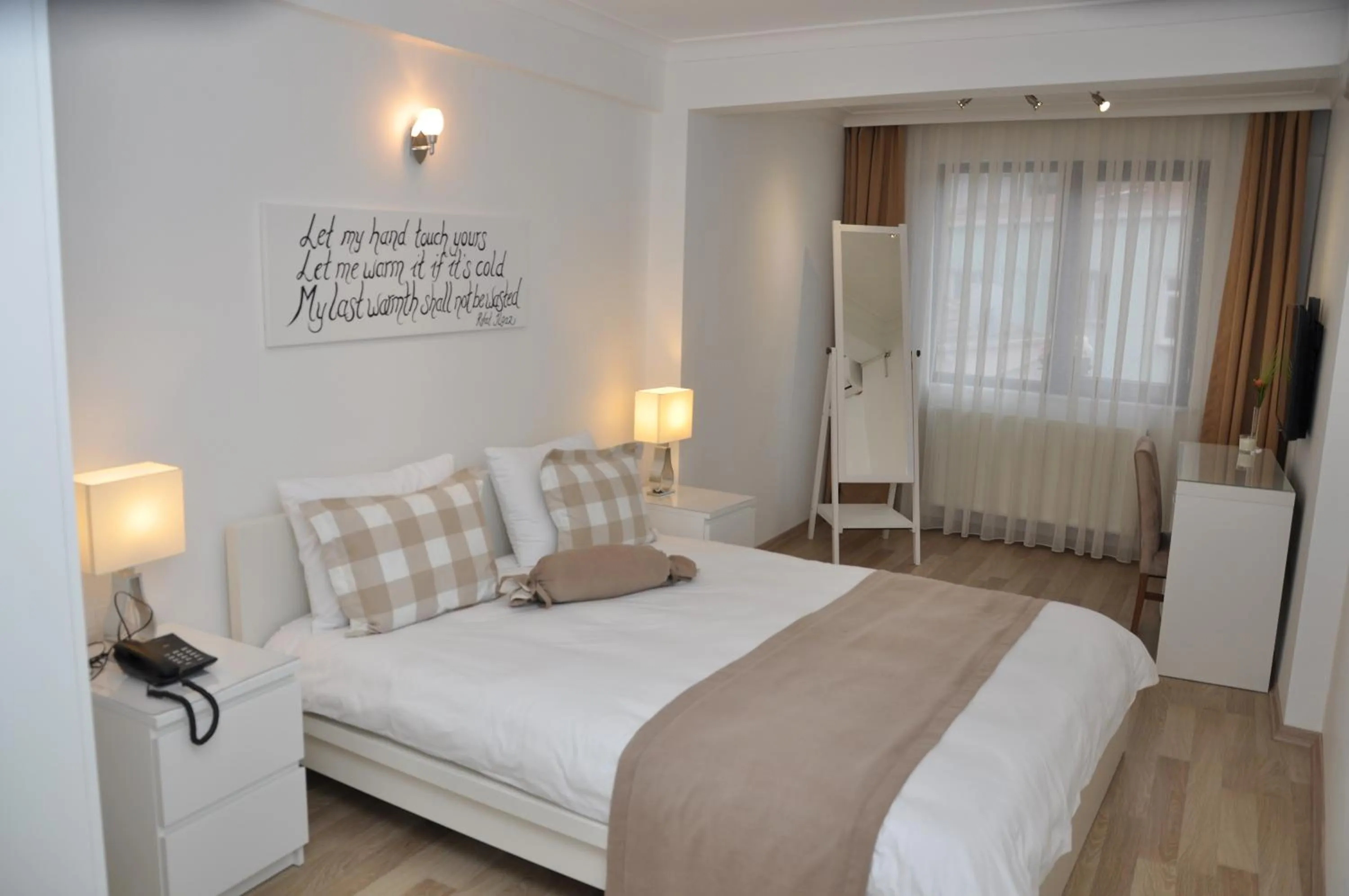 Bed in The Print House Hotel