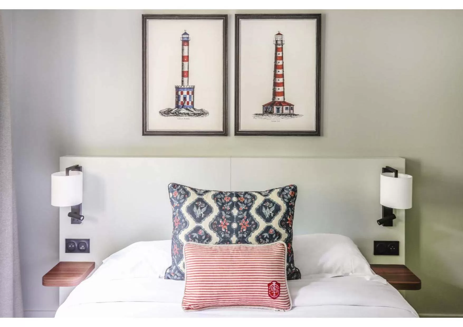 Bed in Hôtel Restaurant Le Cap