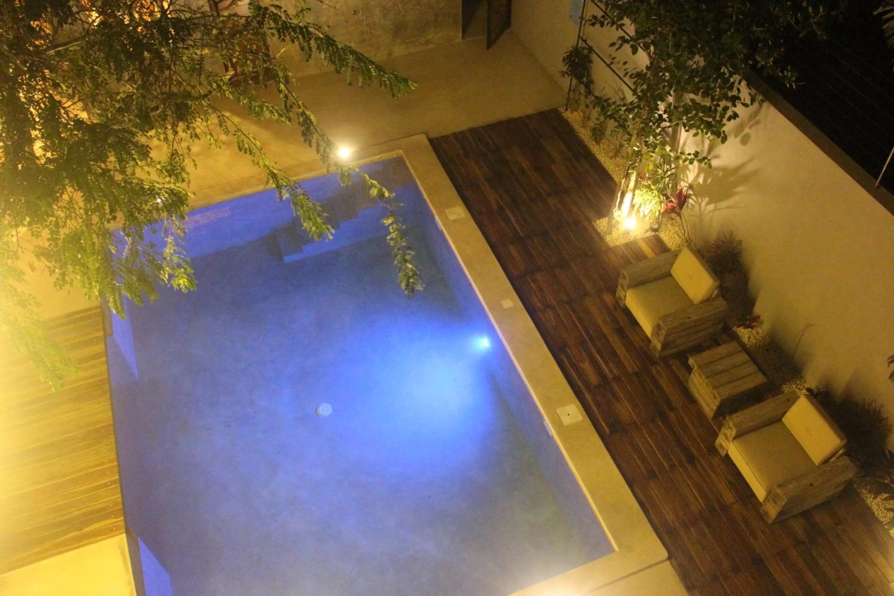 Patio in Little Gem Hotel Tulum La Veleta