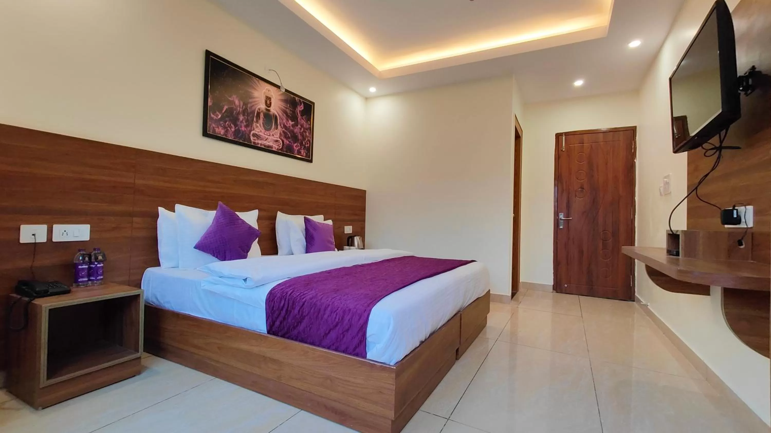 Bed in Perfectstayz Value Forest Valley Near Waterfall