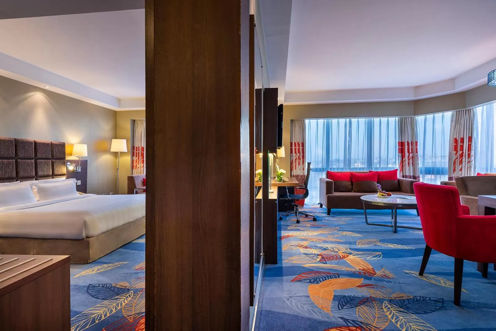 Living room in Peace Hotel Beijing