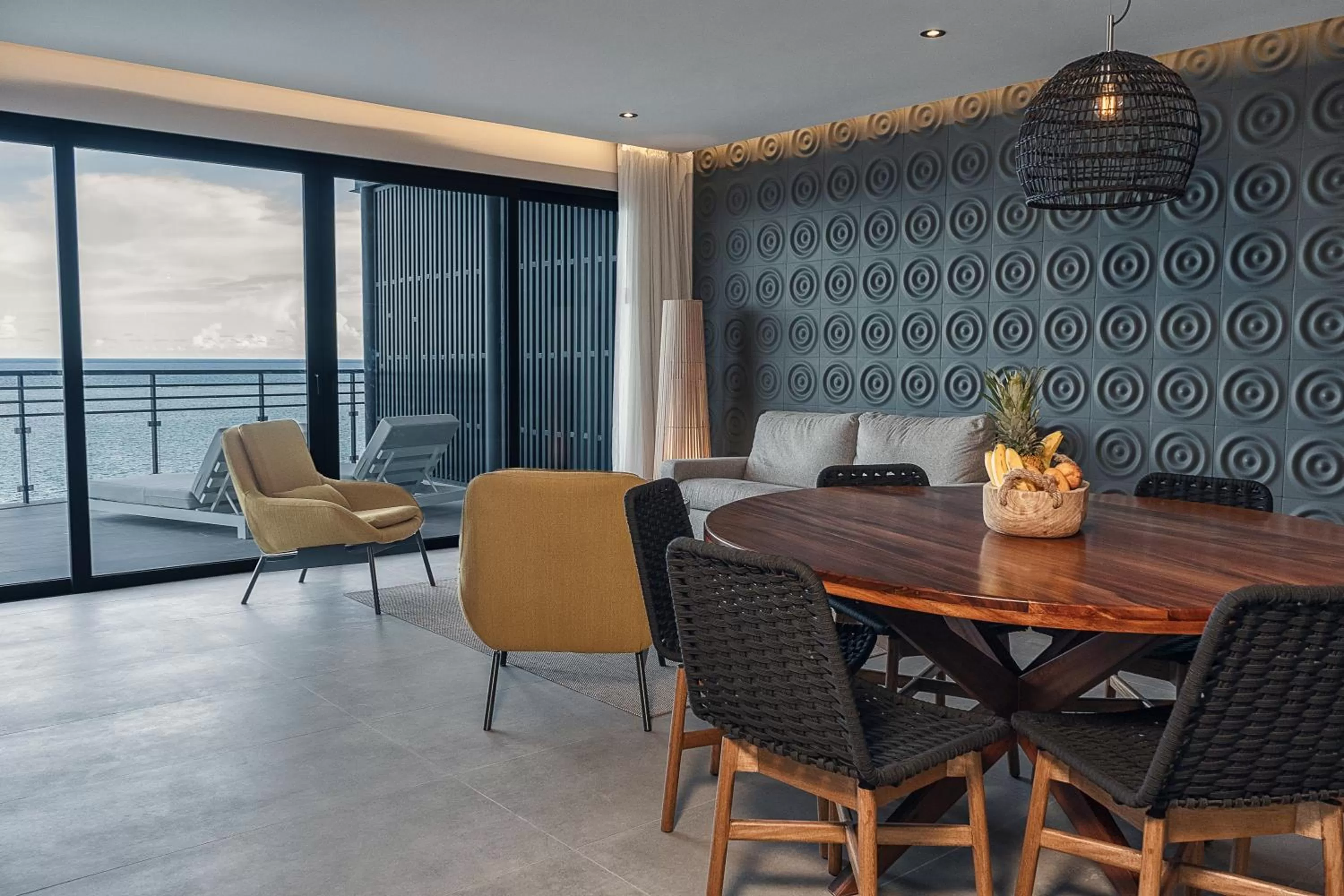 Living room in The Fives Oceanfront