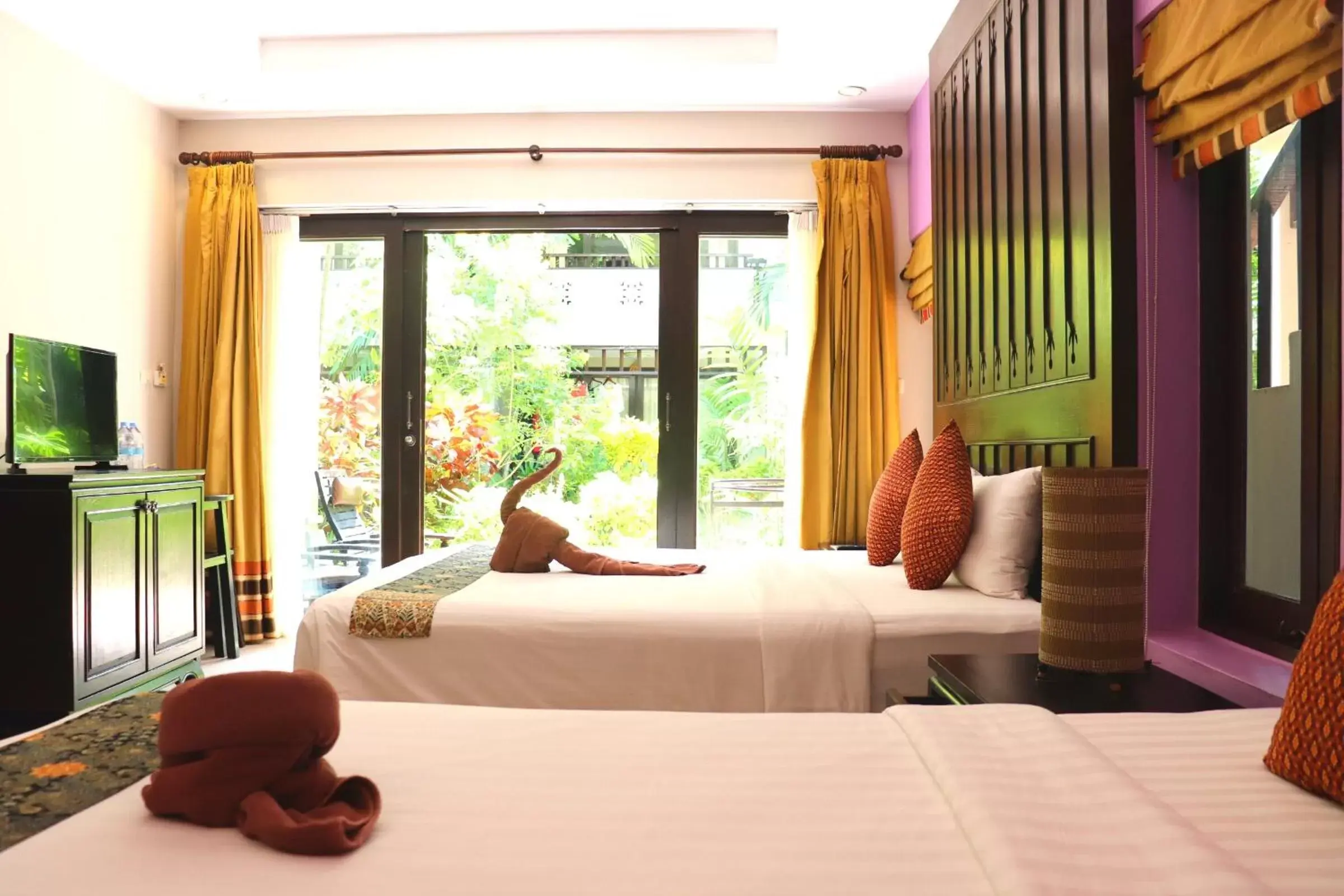 Superior Triple Room with Garden in Chaweng Garden Beach Resort - SHA Plus Superior Triple Room with Garden in Chaweng Garden Beach Resort - SHA Plus
