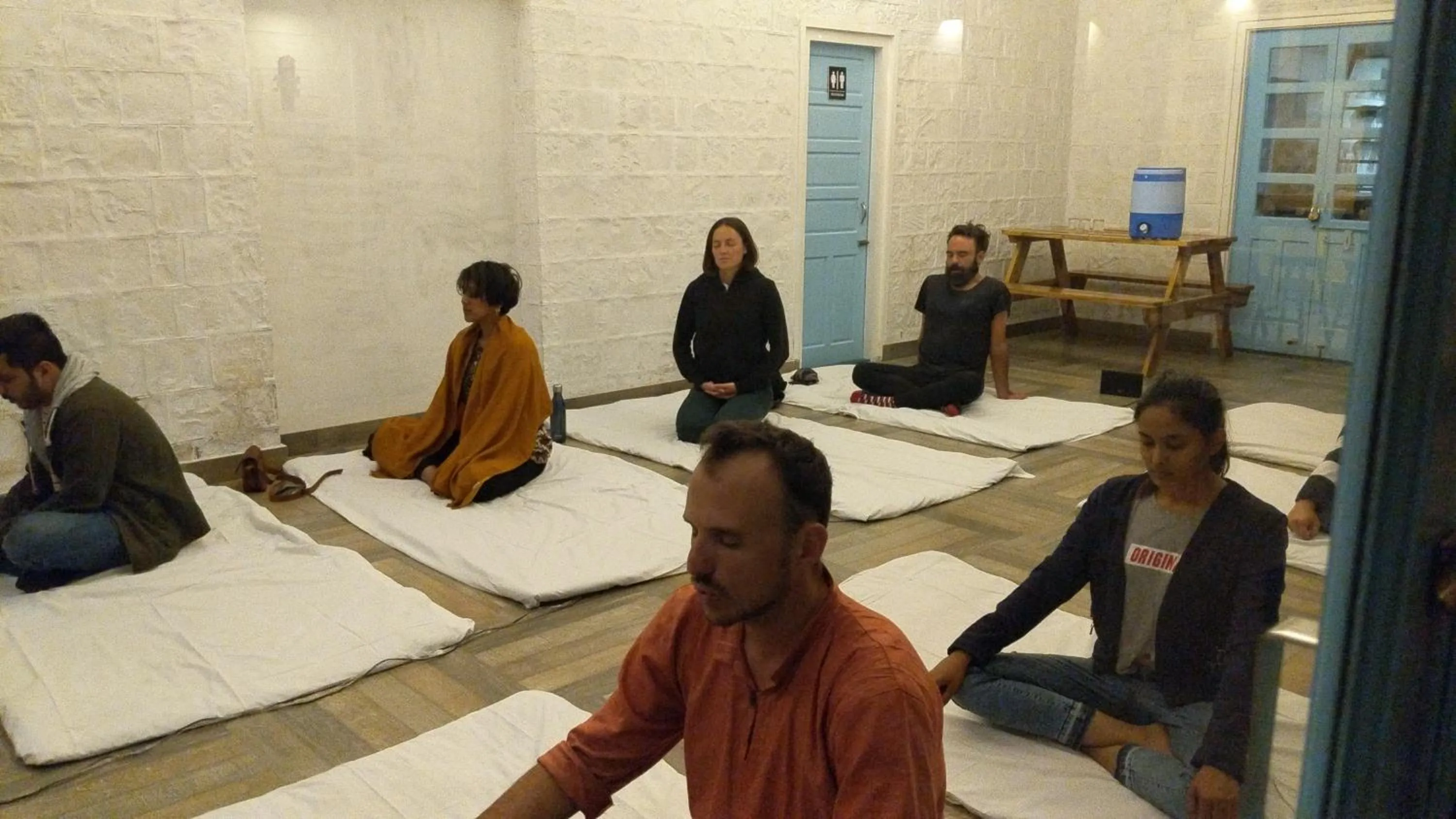 People in Jaipur Jantar Hostel