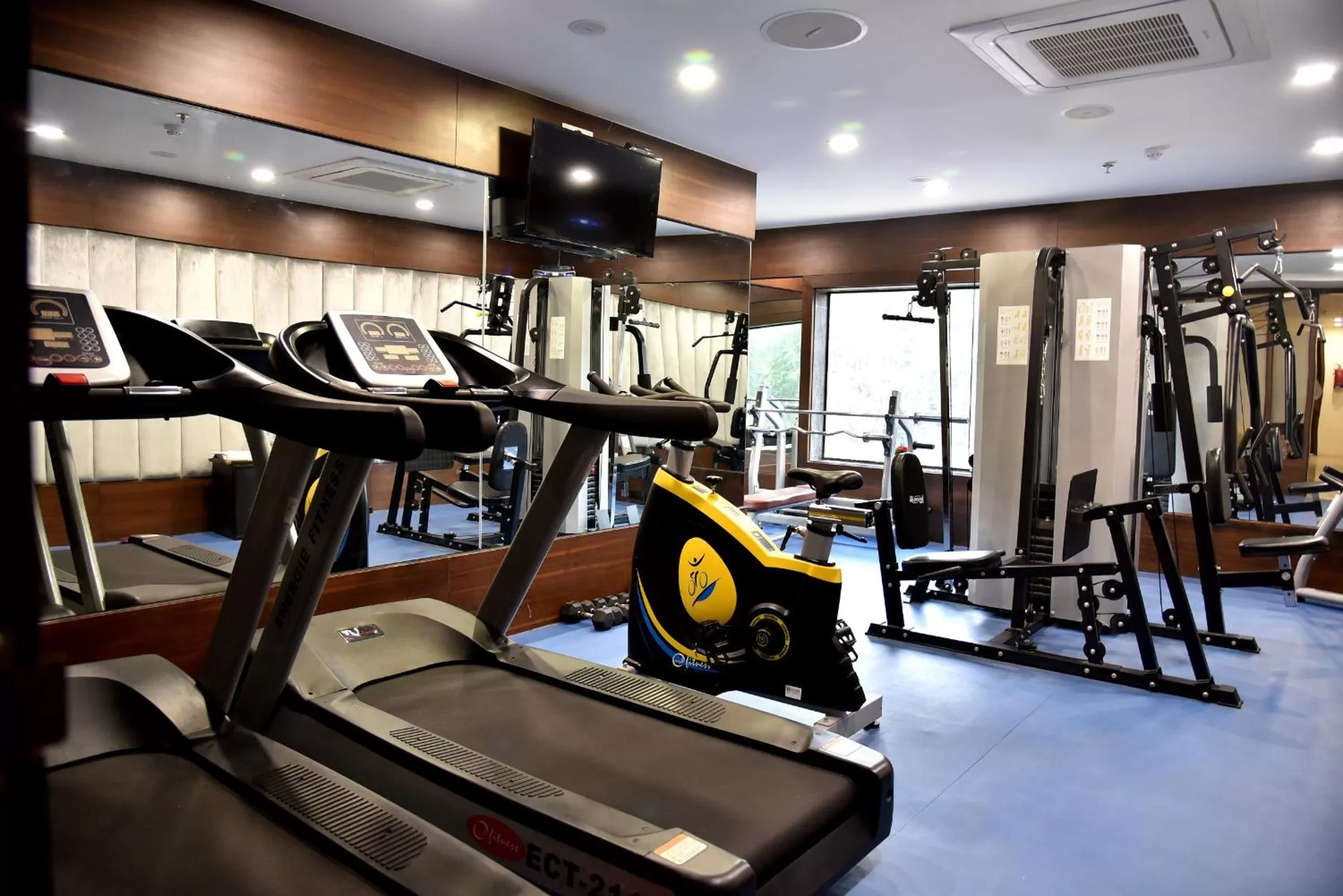 Fitness centre/facilities in Clarks Inn Suites Gwalior