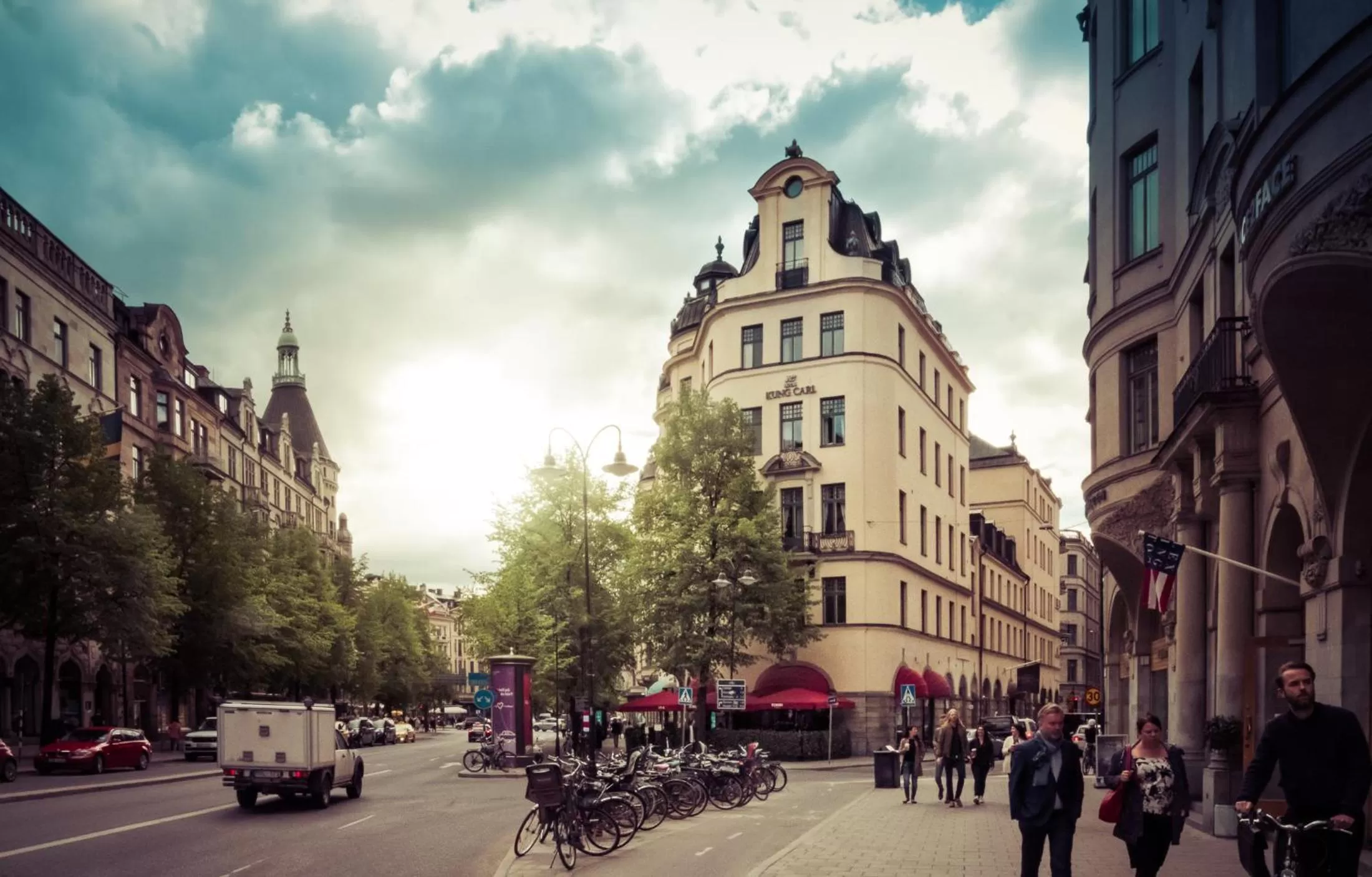 Facade/entrance in Hotel Kung Carl, WorldHotels Crafted