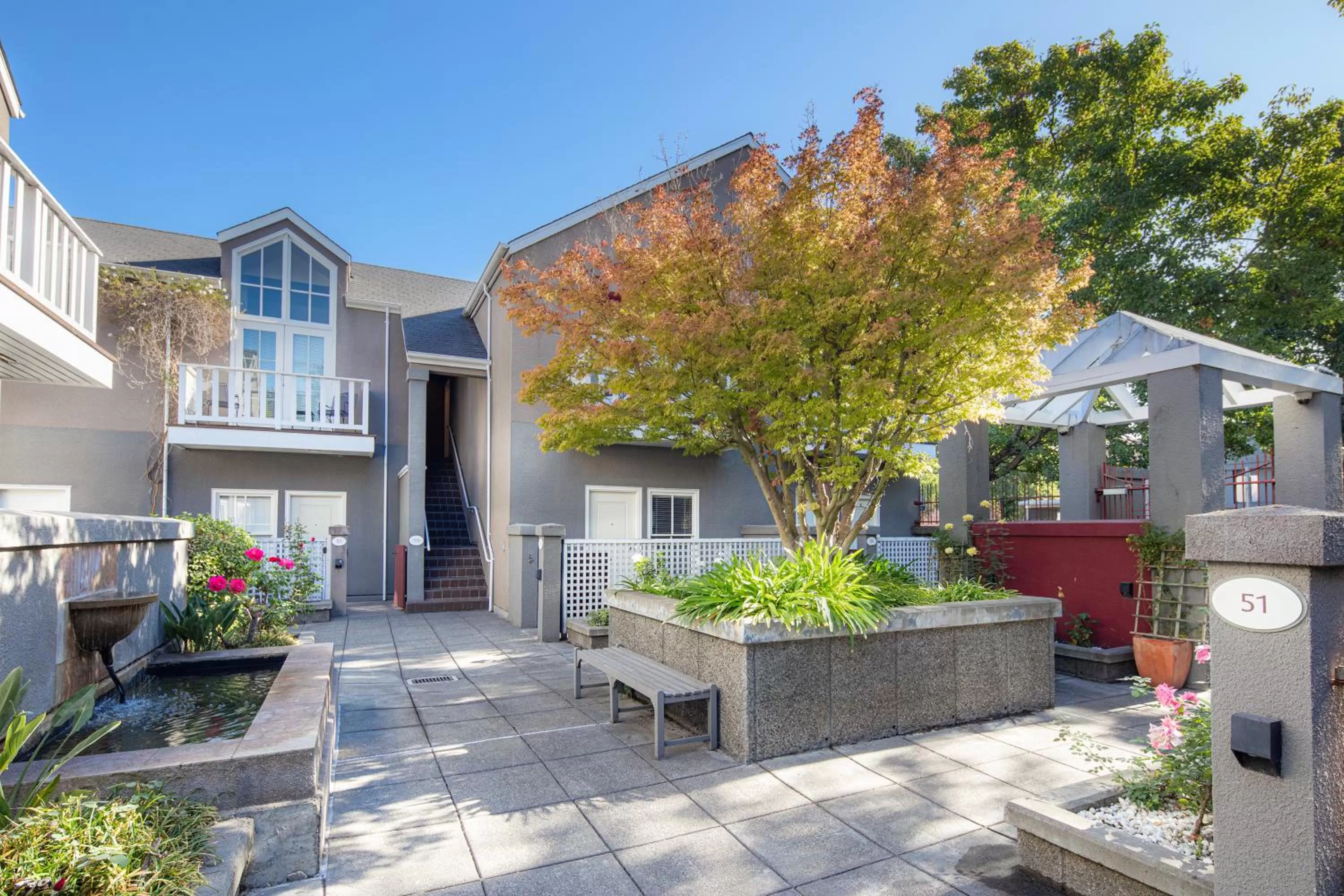 Garden in Hotel La Rose