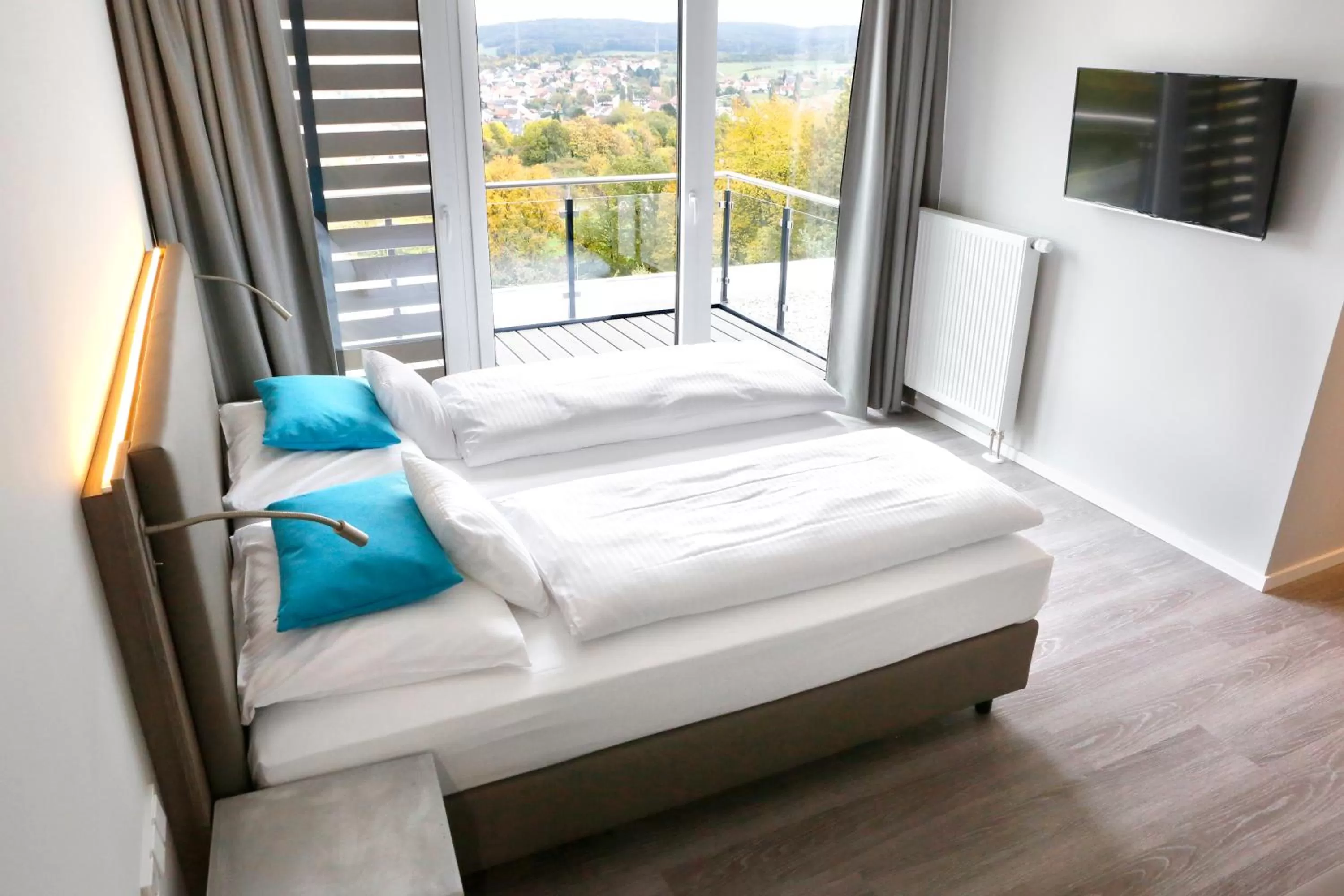 View (from property/room), Bed in Der Florenberg - Gipfel für Genießer