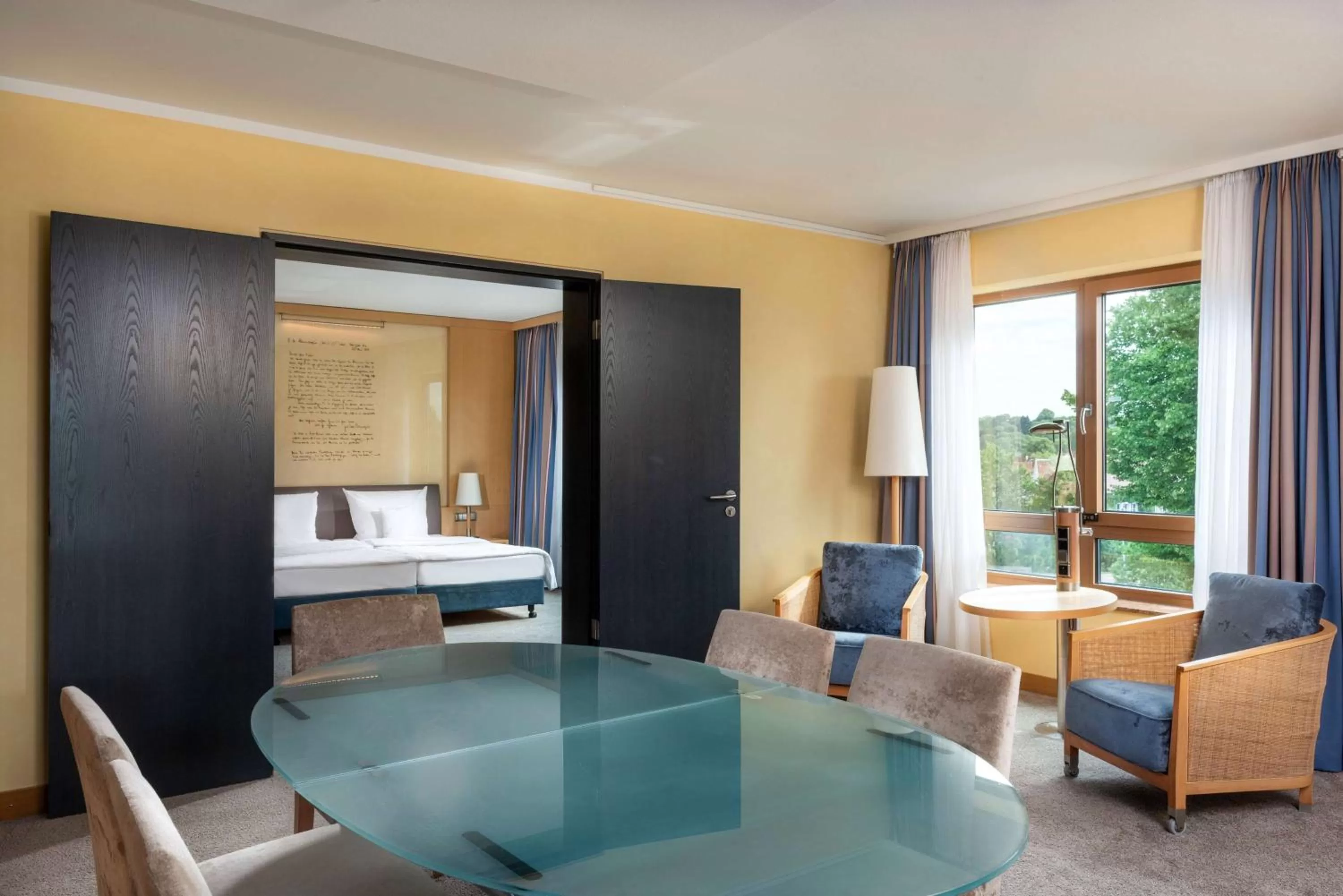 Bed in Vienna House by Wyndham Remarque Osnabrück