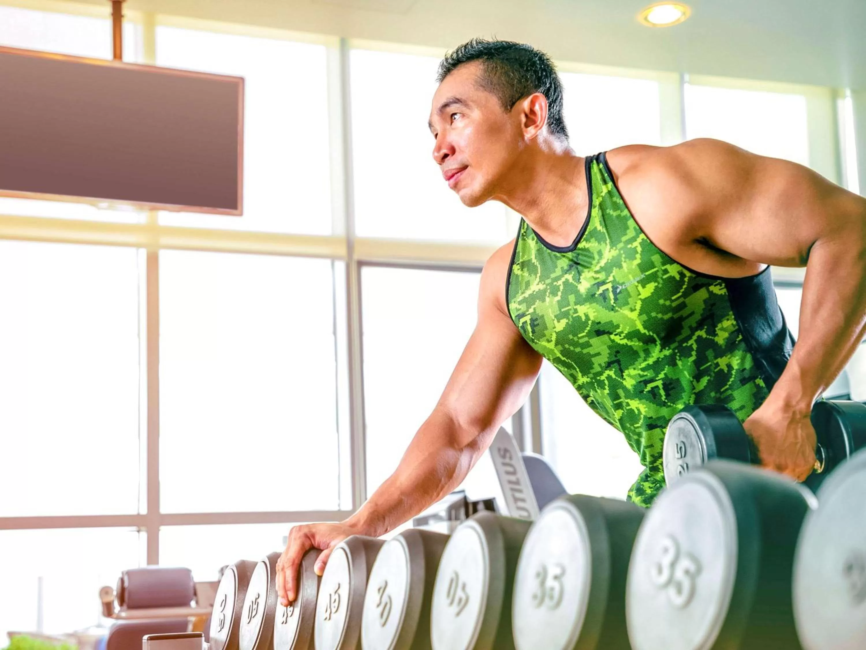 Fitness centre/facilities in Novotel Abu Dhabi Gate