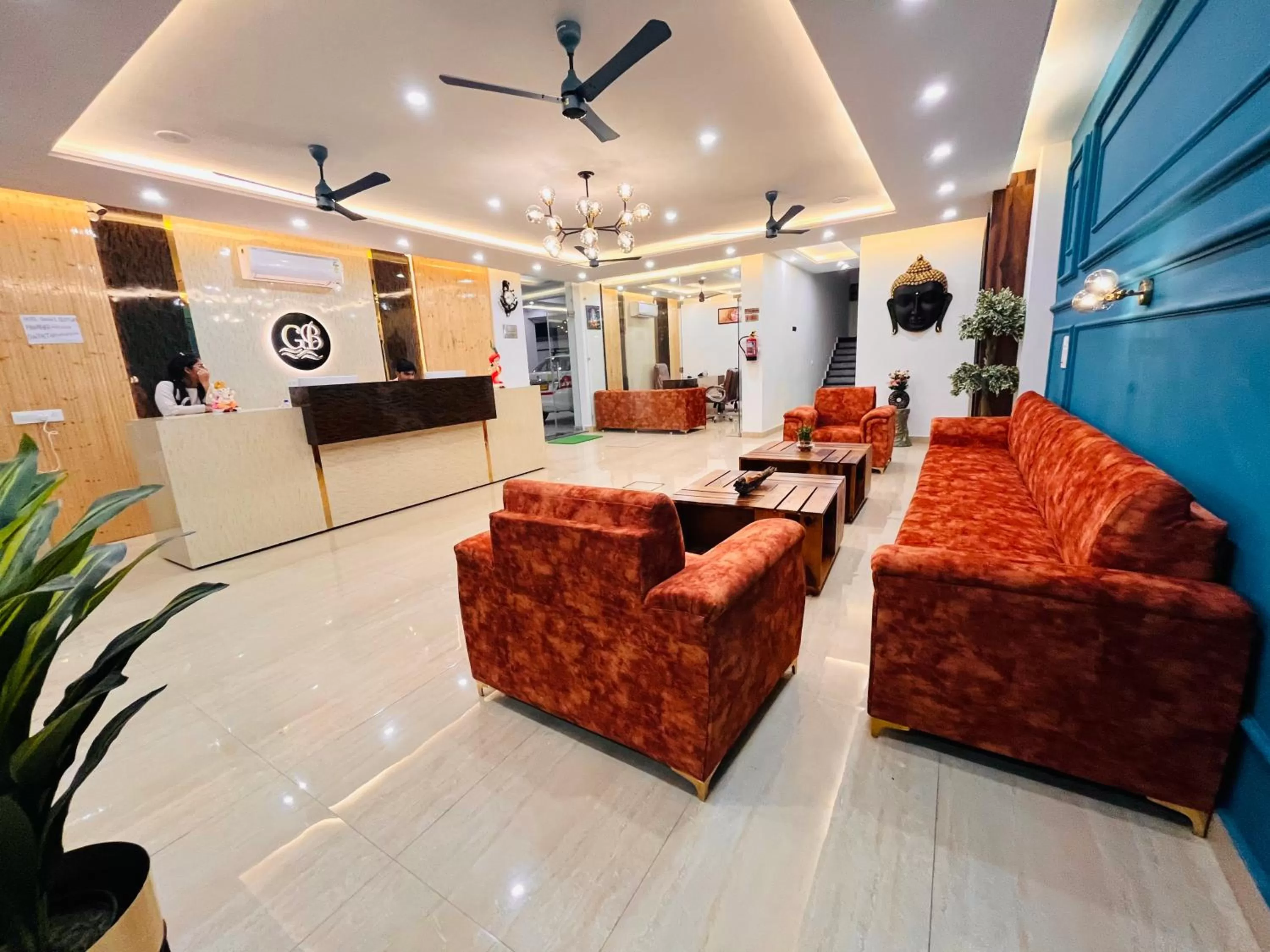 Lobby/Reception in Hotel Gange, Haridwar