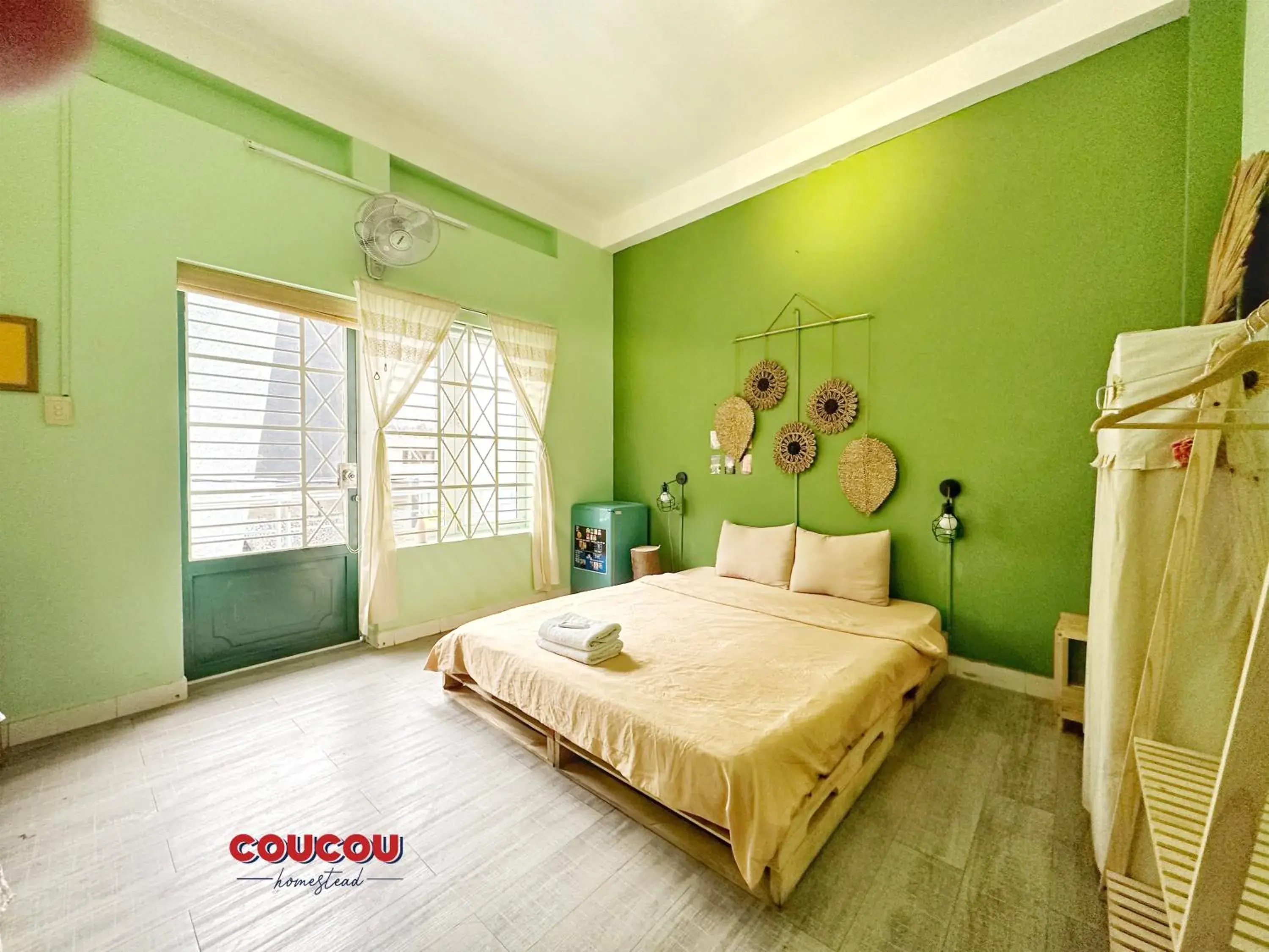 Deluxe Double Room with Balcony in Coucou Homestead I - Homestay & Dorm District 1 Deluxe Double Room with Balcony in Coucou Homestead I - Homestay & Dorm District 1
