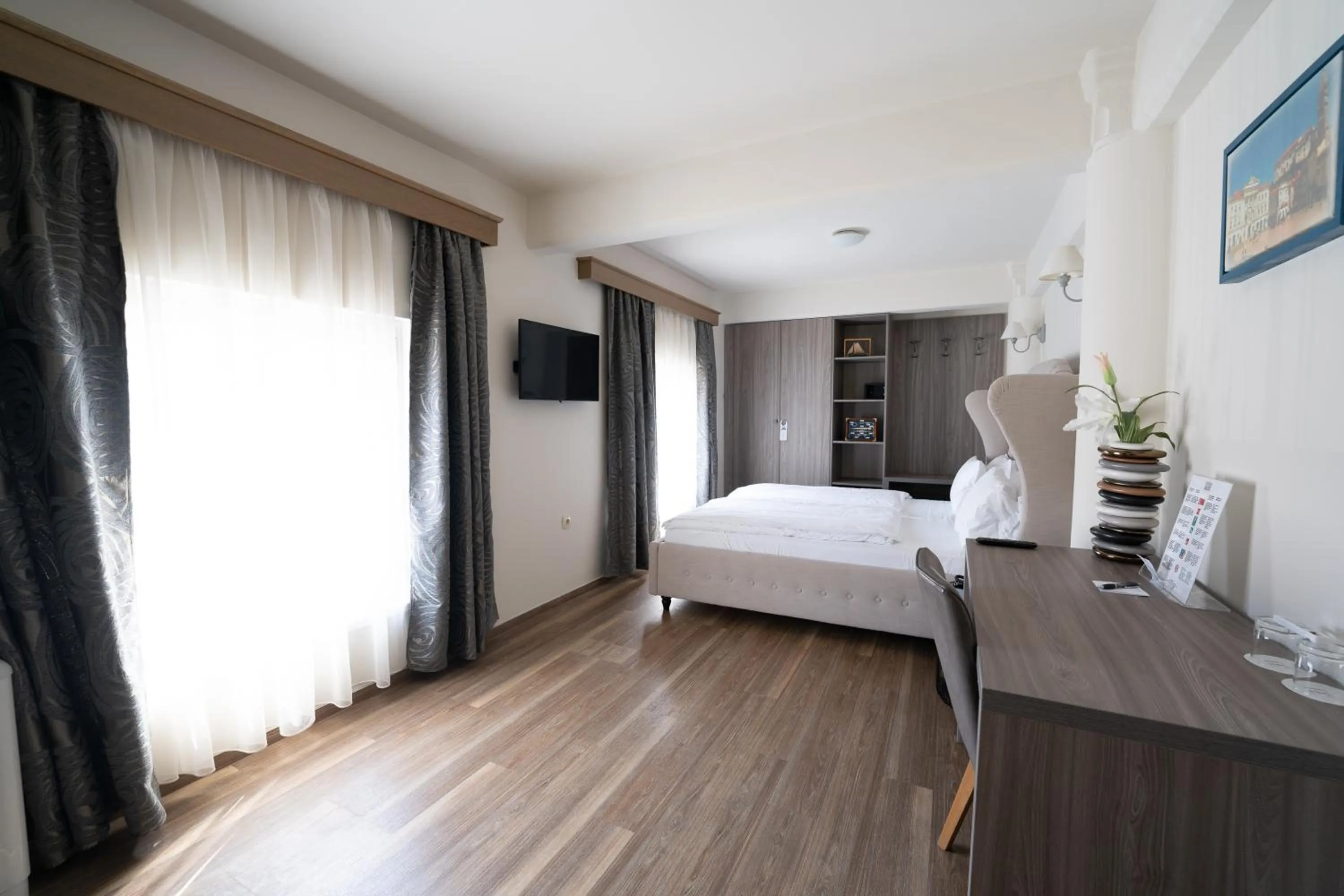 TV and multimedia, Bed in Hotel Piran