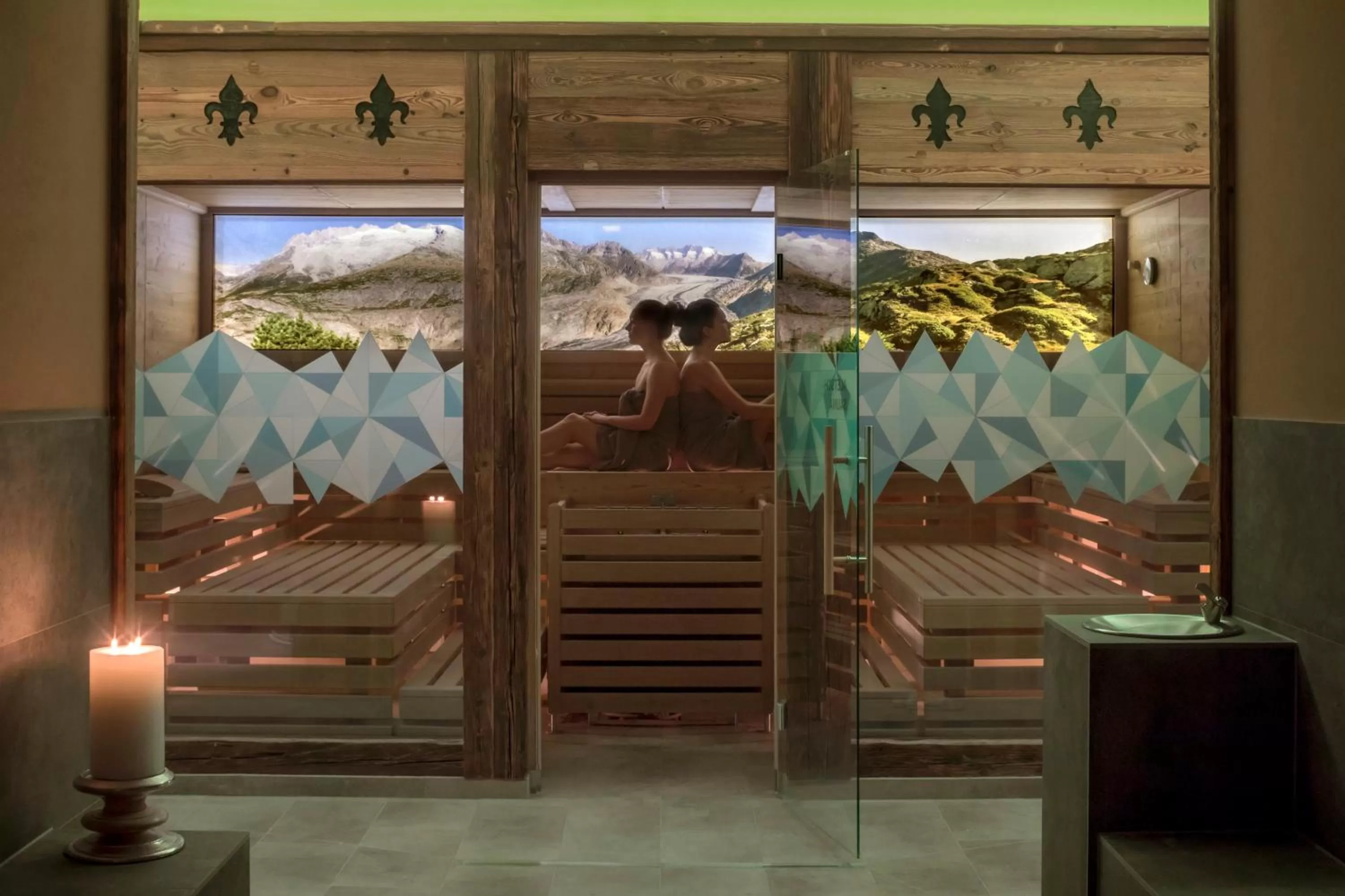 Sauna in Hotel Alex Business & SPA