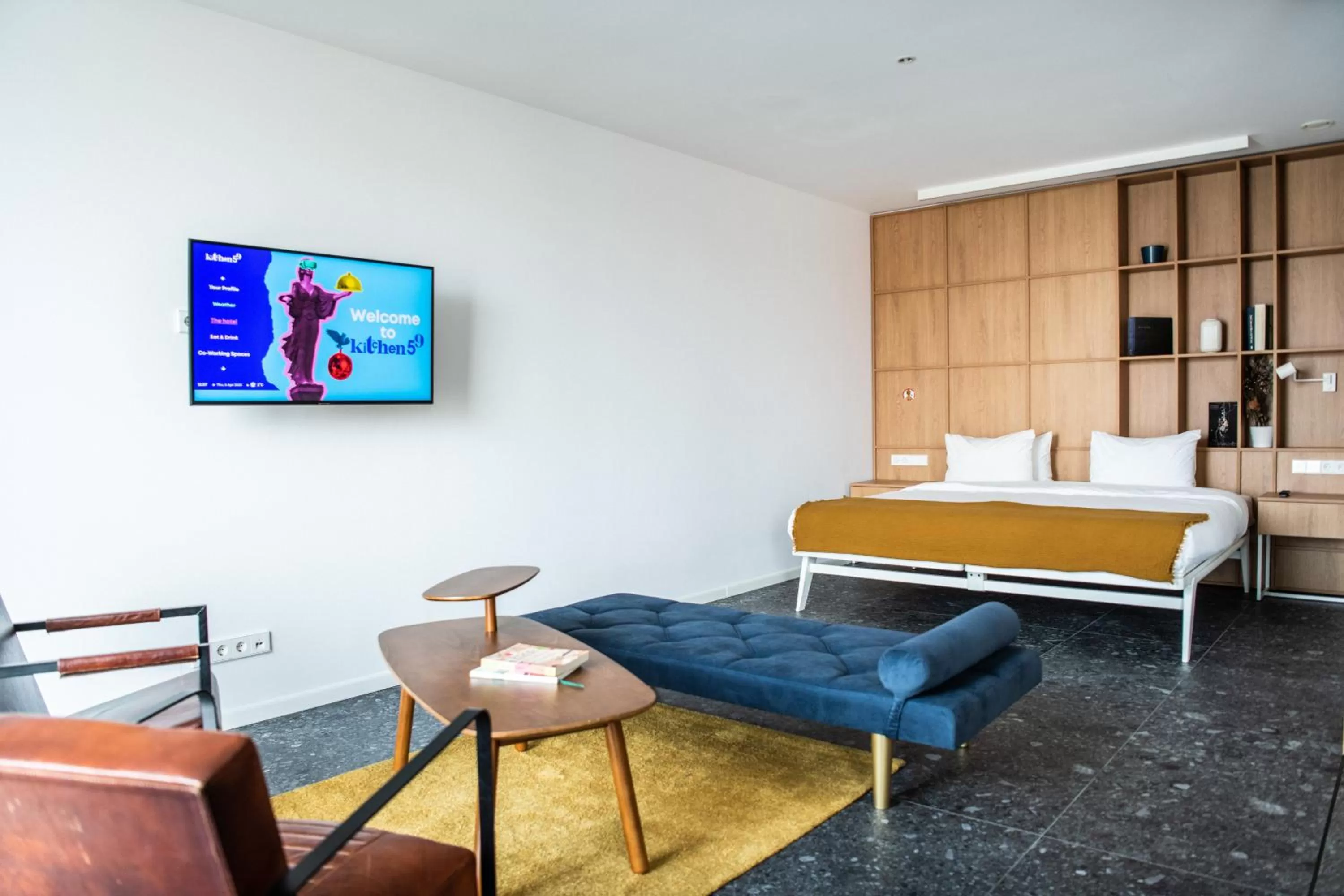 Bed in Hotel Kitchen59