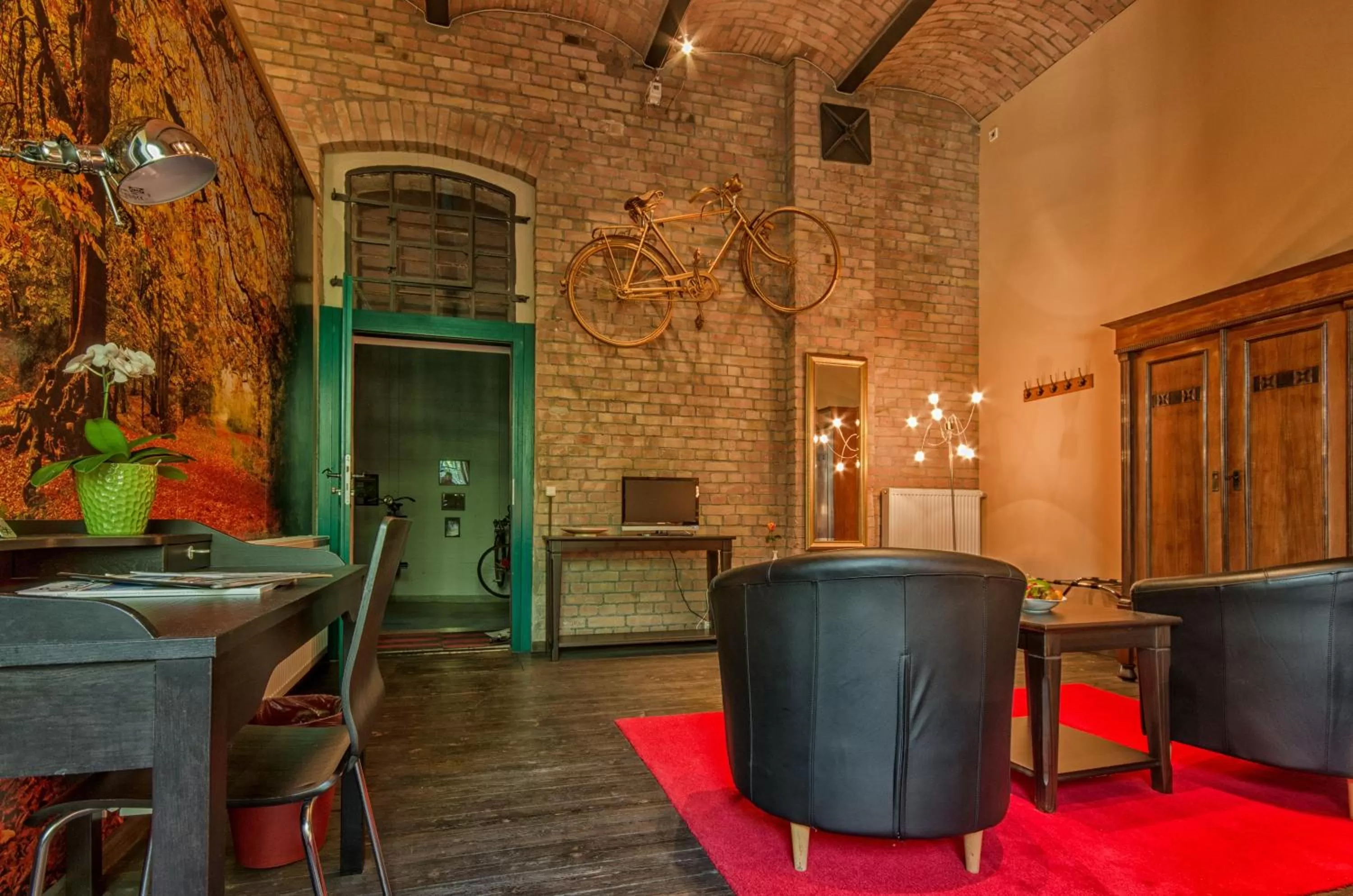 Decorative detail in Hotel zur Henne