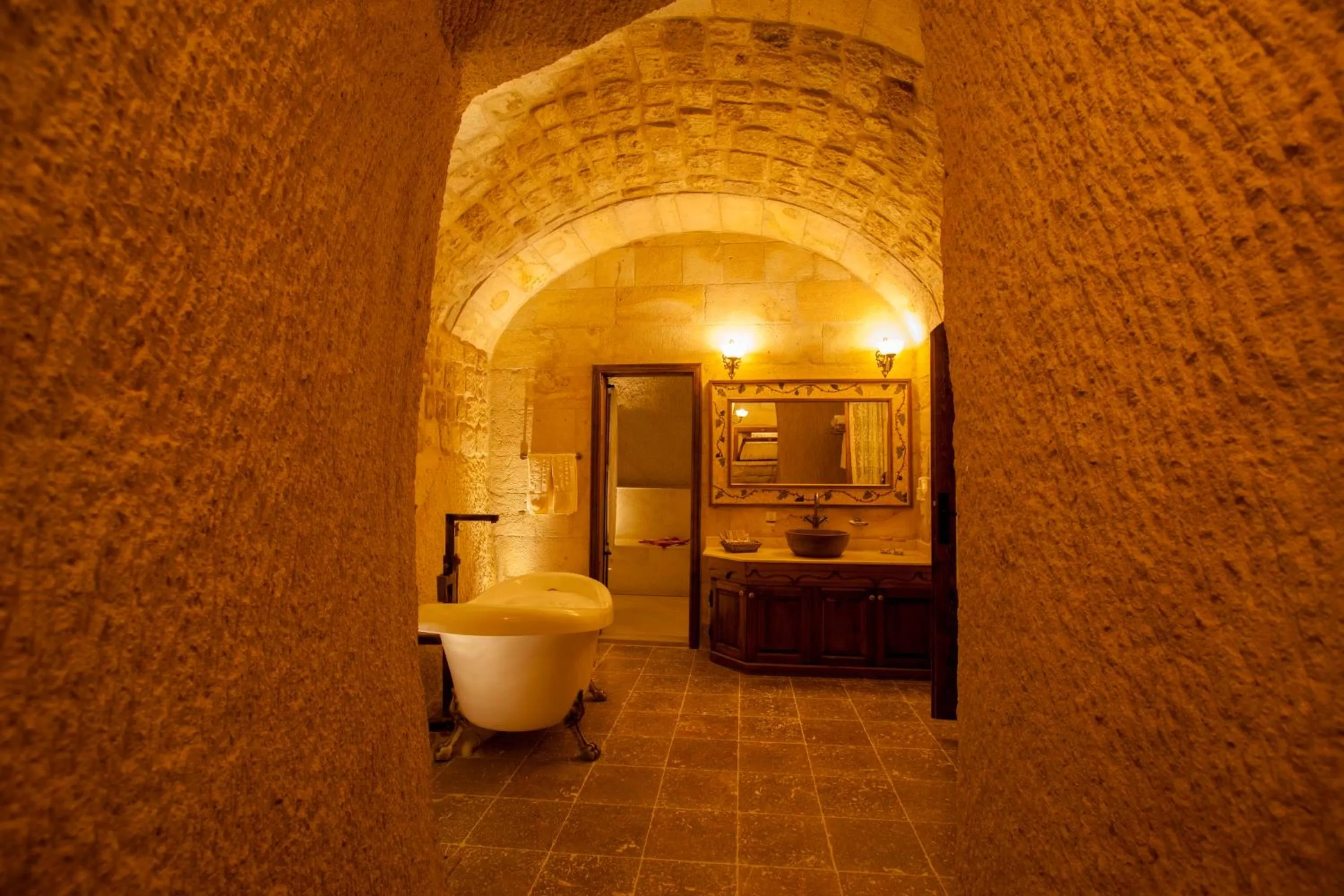 Bathroom in Kayakapi Premium Caves Cappadocia