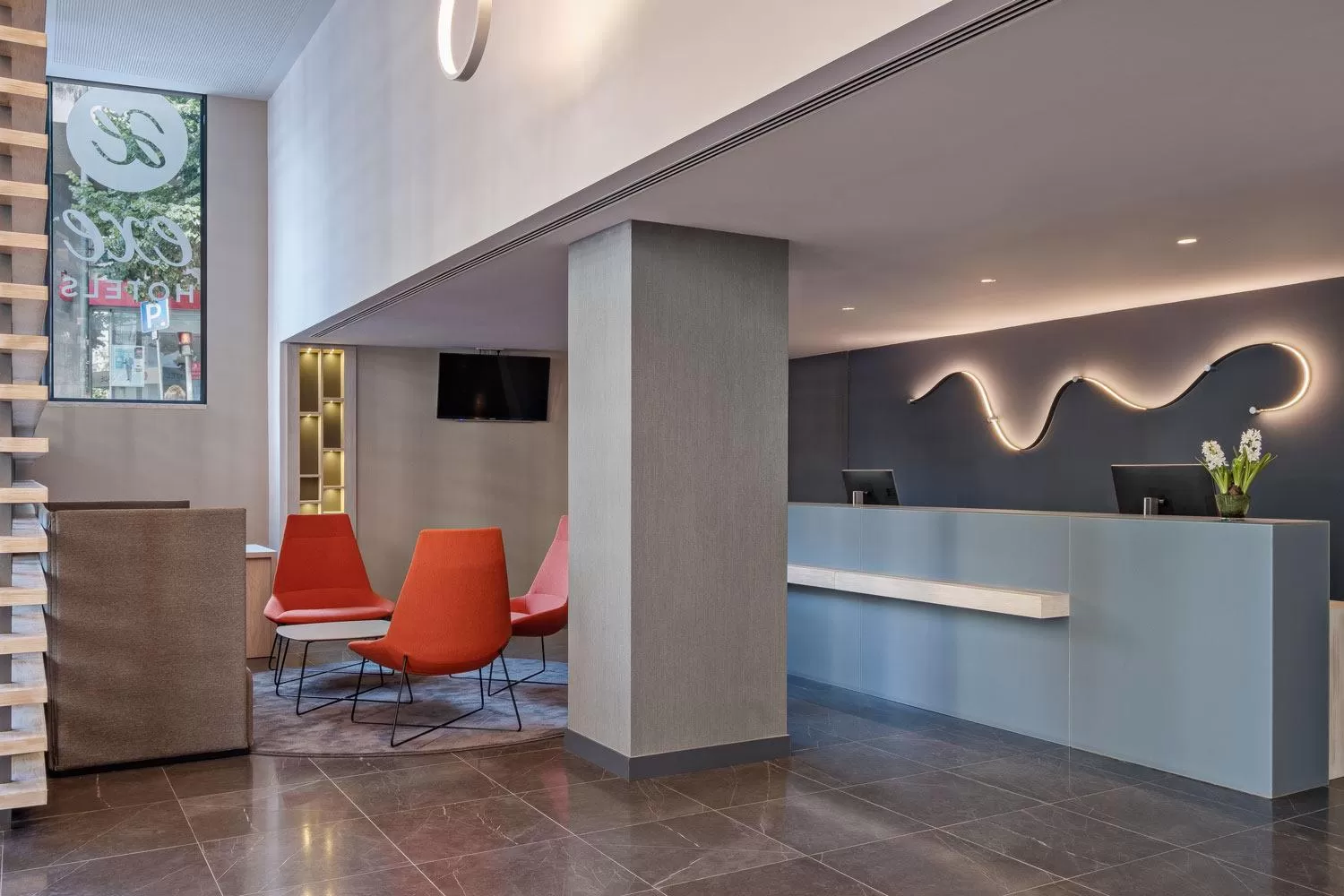 Lobby or reception in EXE Liberdade