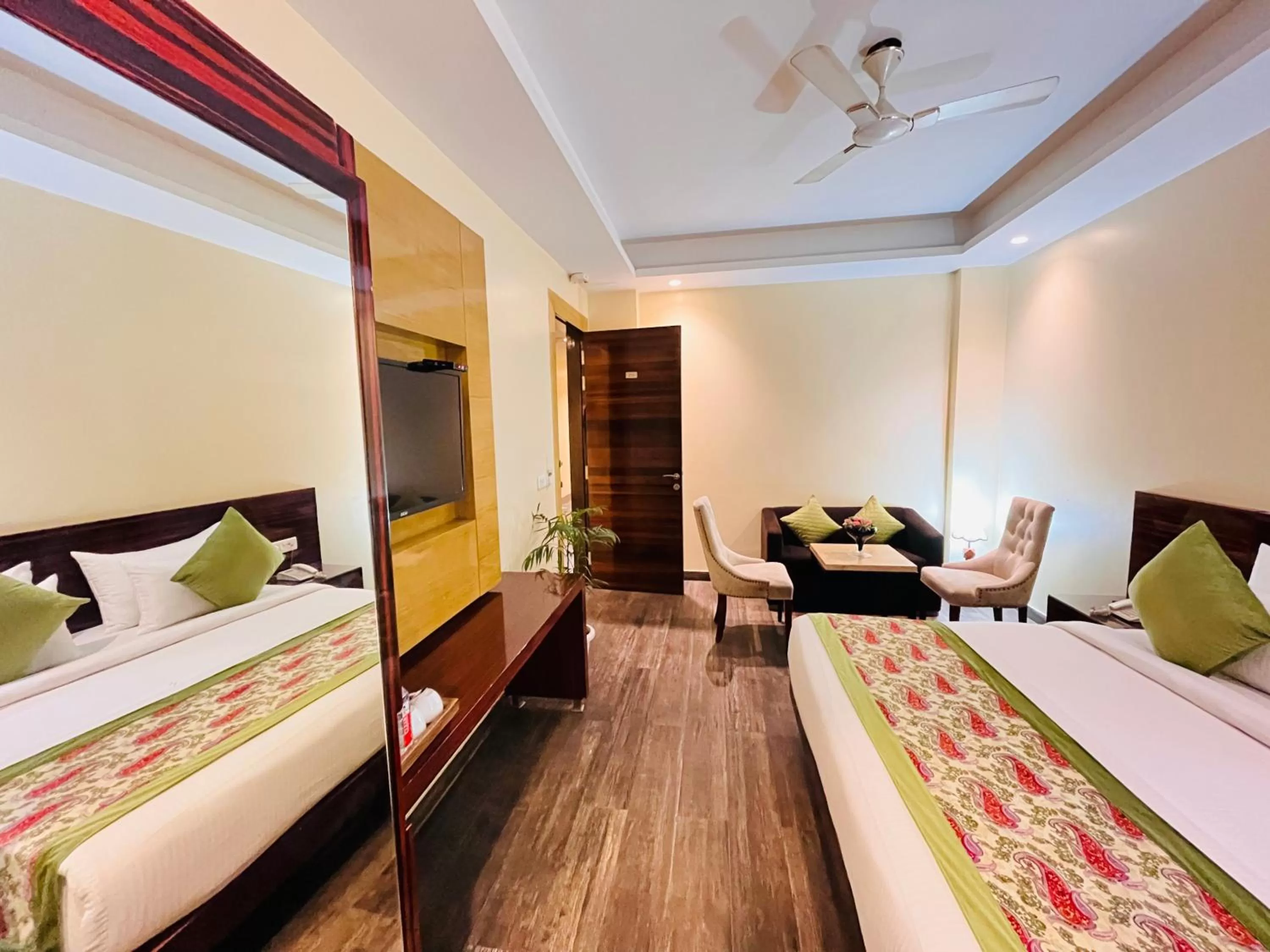 Bed in Hotel Banz near Delhi Airport
