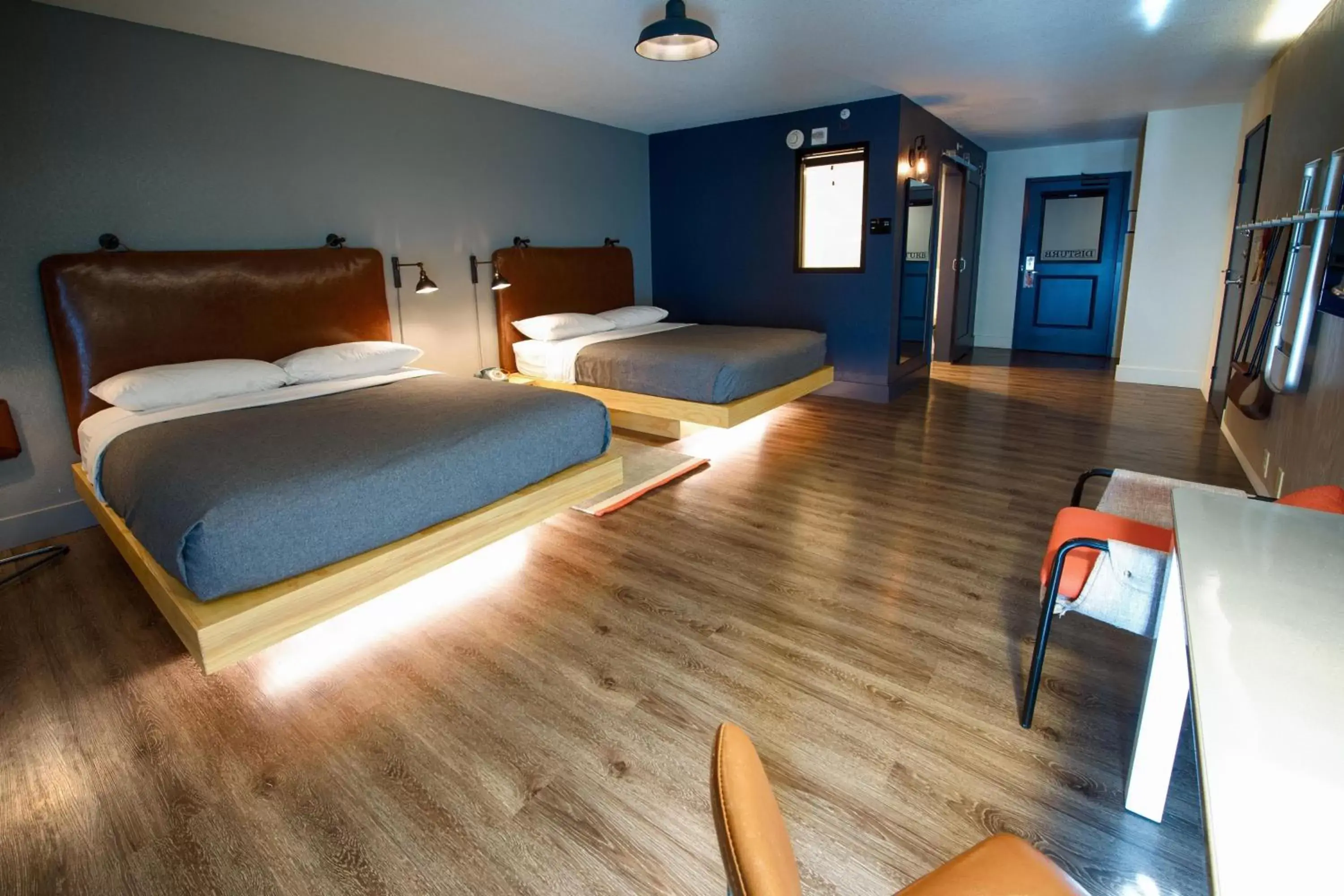 Queen Room with Two Queen Beds - Hearing Accessible in MOXY Phoenix Tempe/ASU Area Queen Room with Two Queen Beds - Hearing Accessible in MOXY Phoenix Tempe/ASU Area