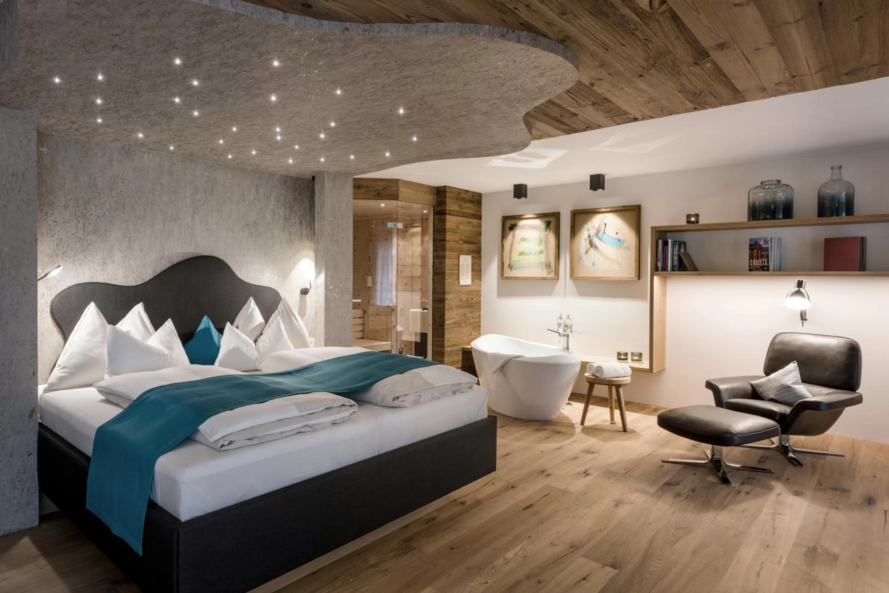 Deluxe Suite with Sauna in Das.Goldberg