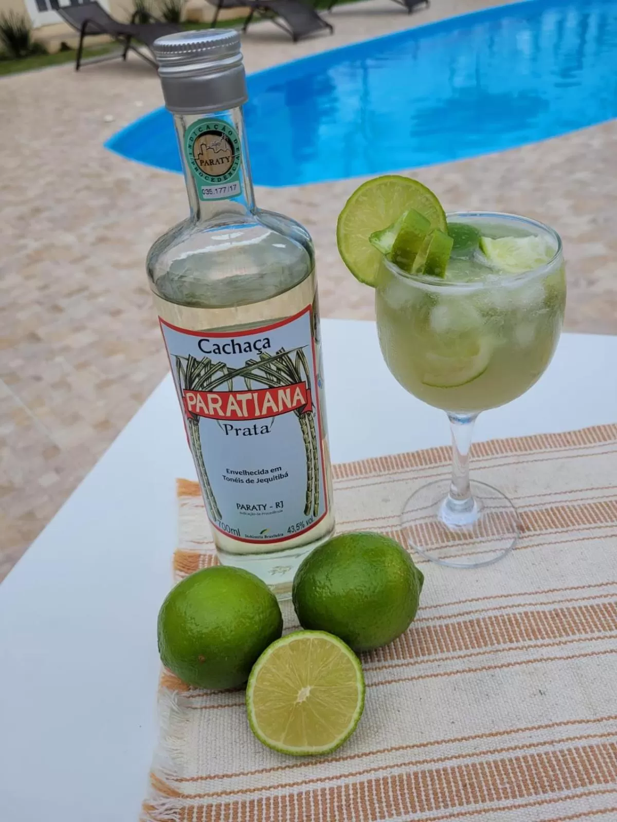 Pool view in Pousada Portal de Paraty