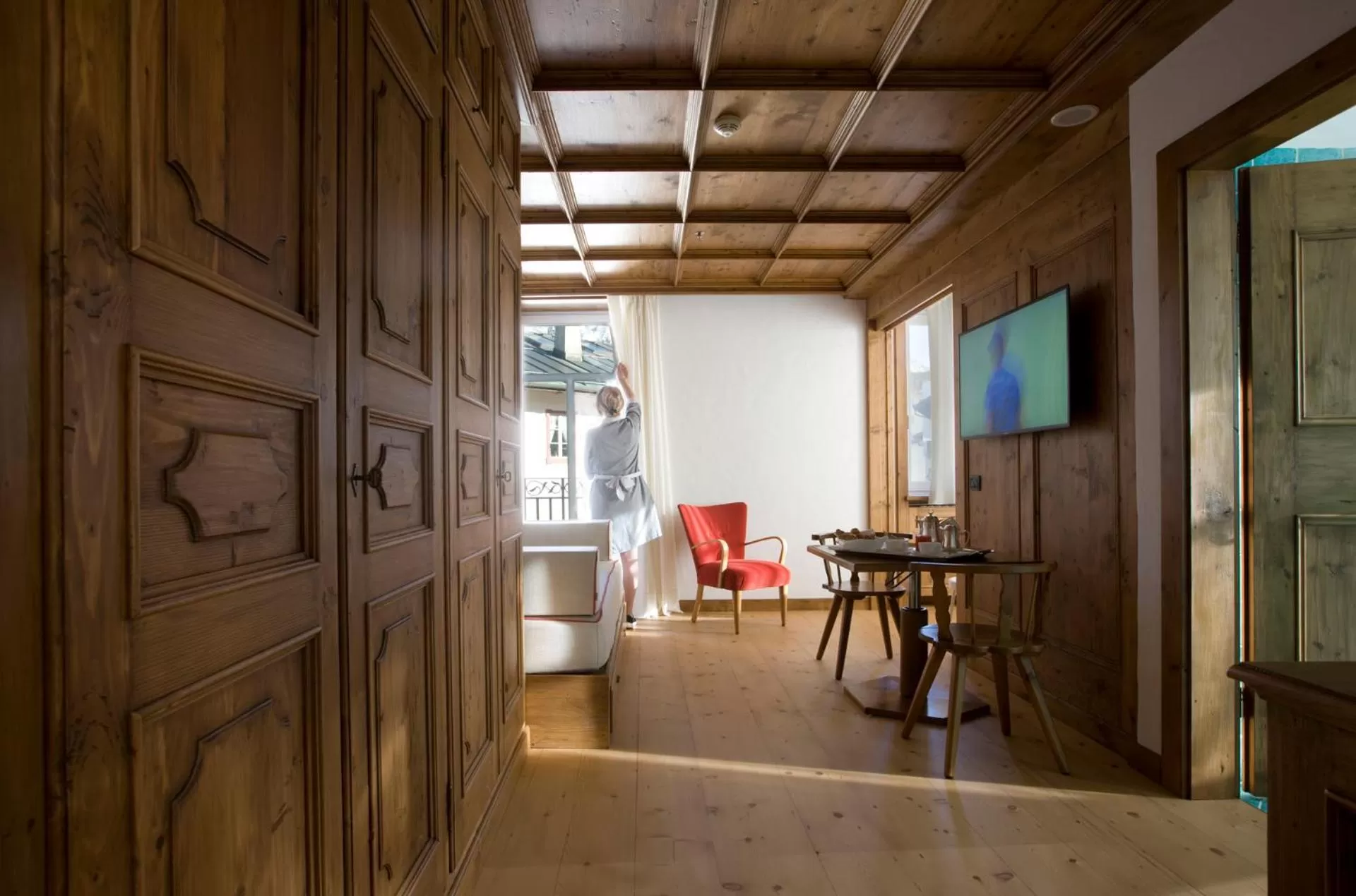 Living room in Hotel Cortina