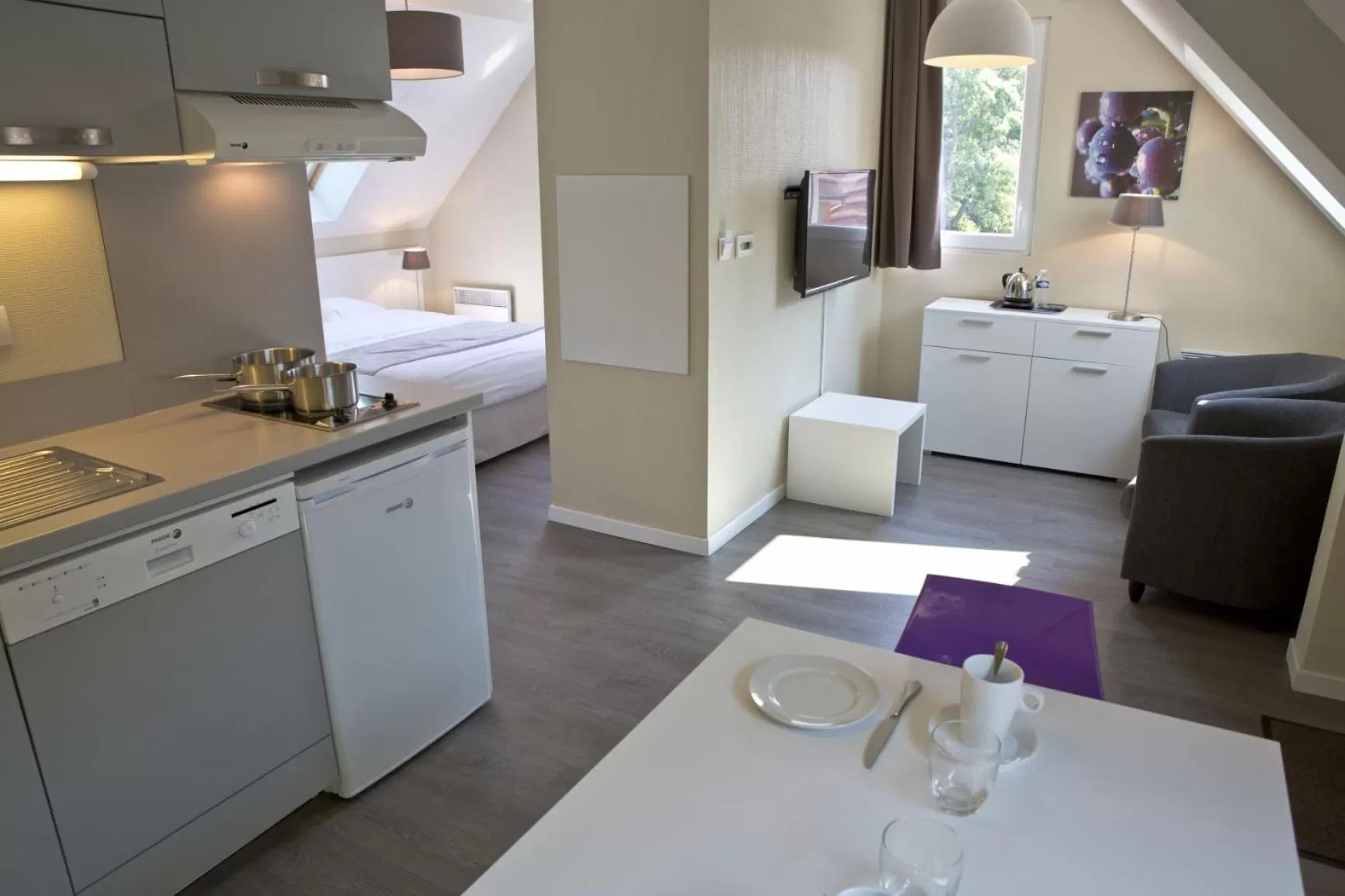 Photo of the whole room, Bed in Résidence Les Rives de la Fecht - Colmar Ouest