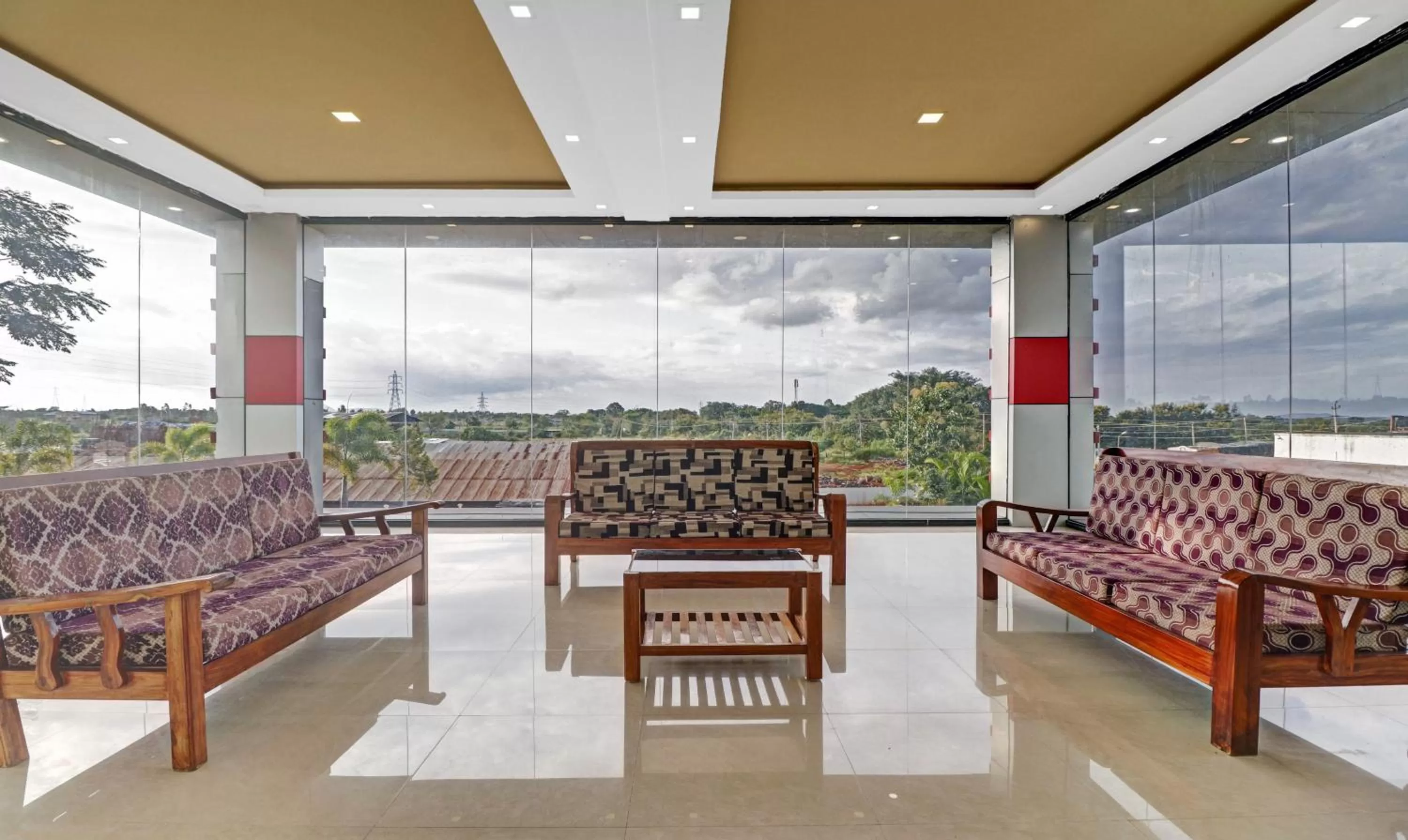 Seating area in Treebo Trend Grand JP Inn