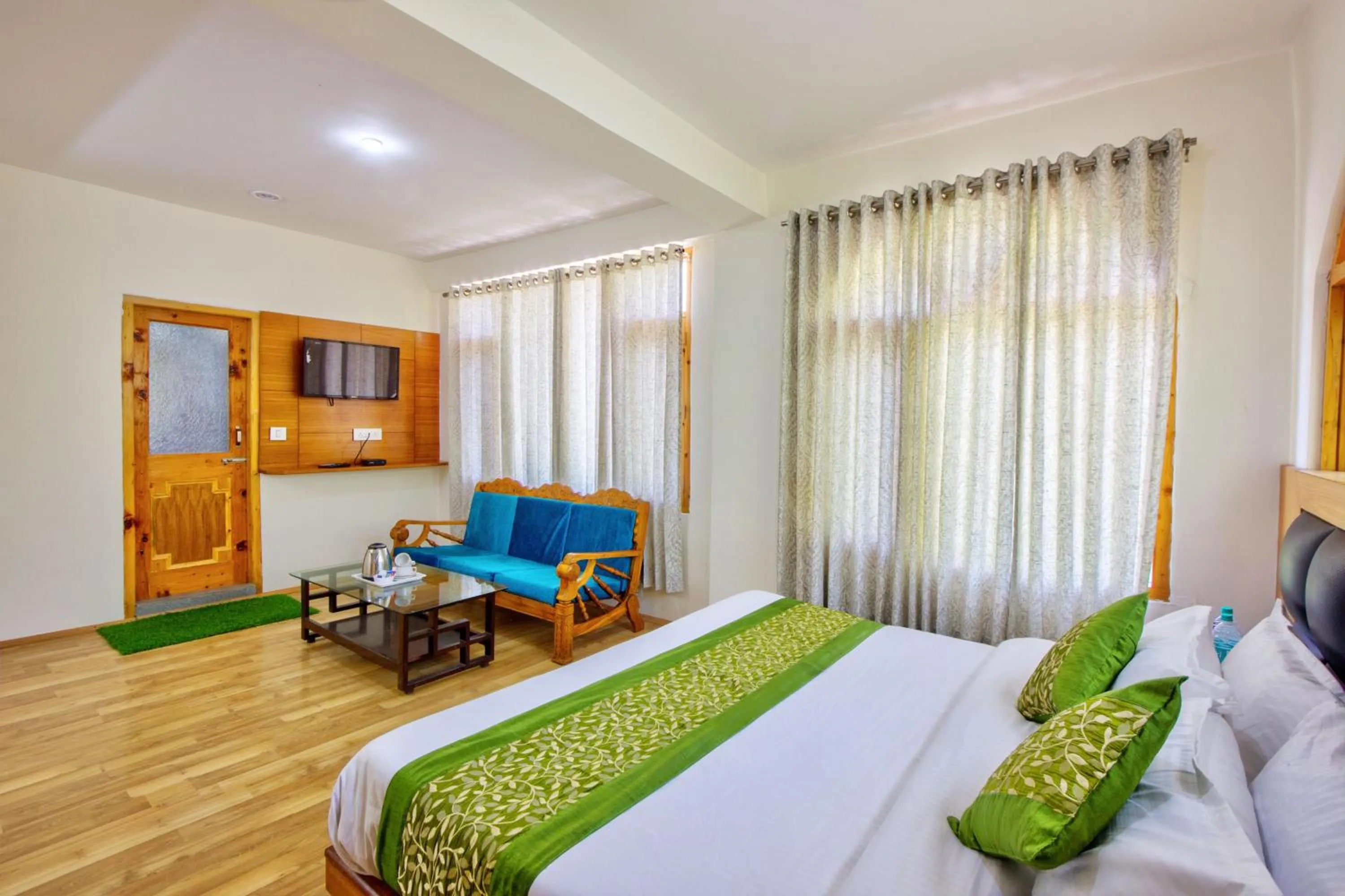 Bed in Thrill Nature Cottage