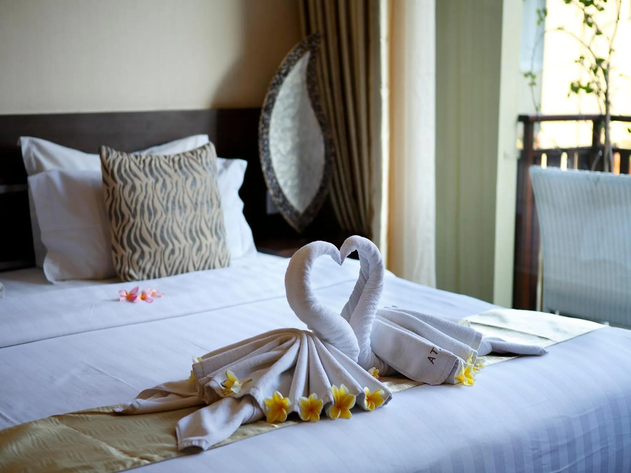 Bed in Devata Suites and Residence