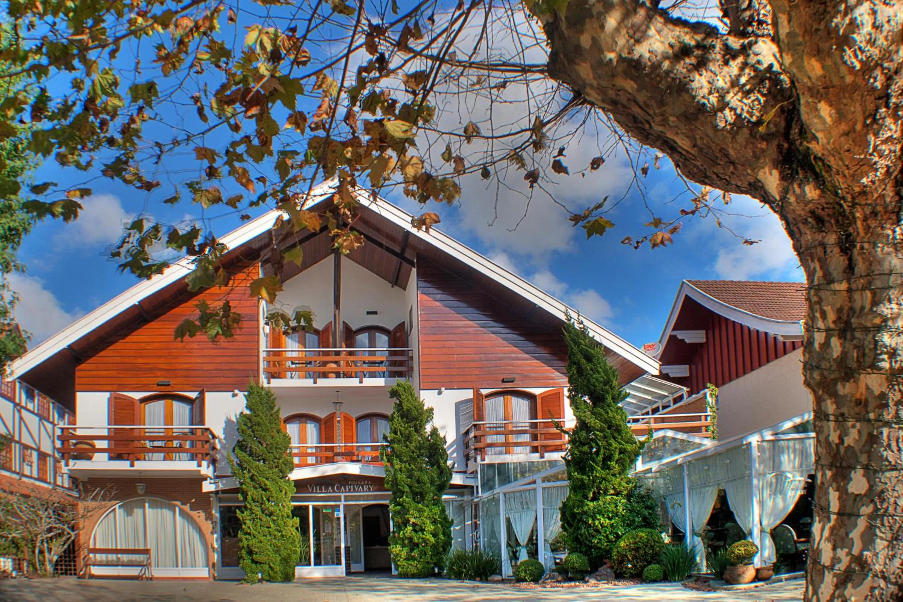 Property building in Pousada Villa Capivary Campos do Jordão